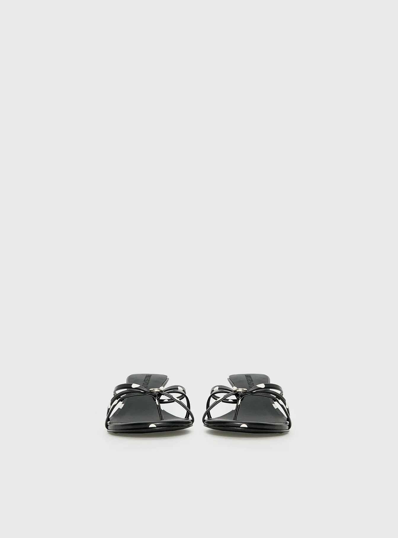 For The Rush Kitten Heels Black Polka - Image 4