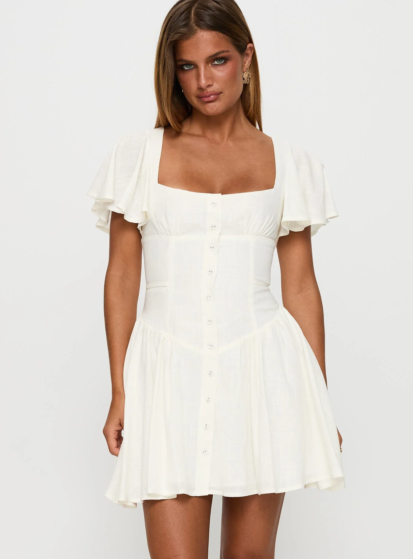 Forever More Mini Dress White - Image 2