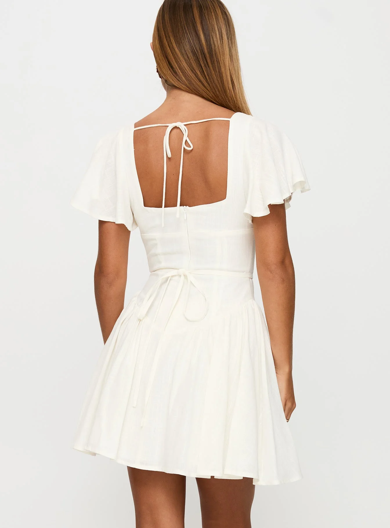 Forever More Mini Dress White - Image 5