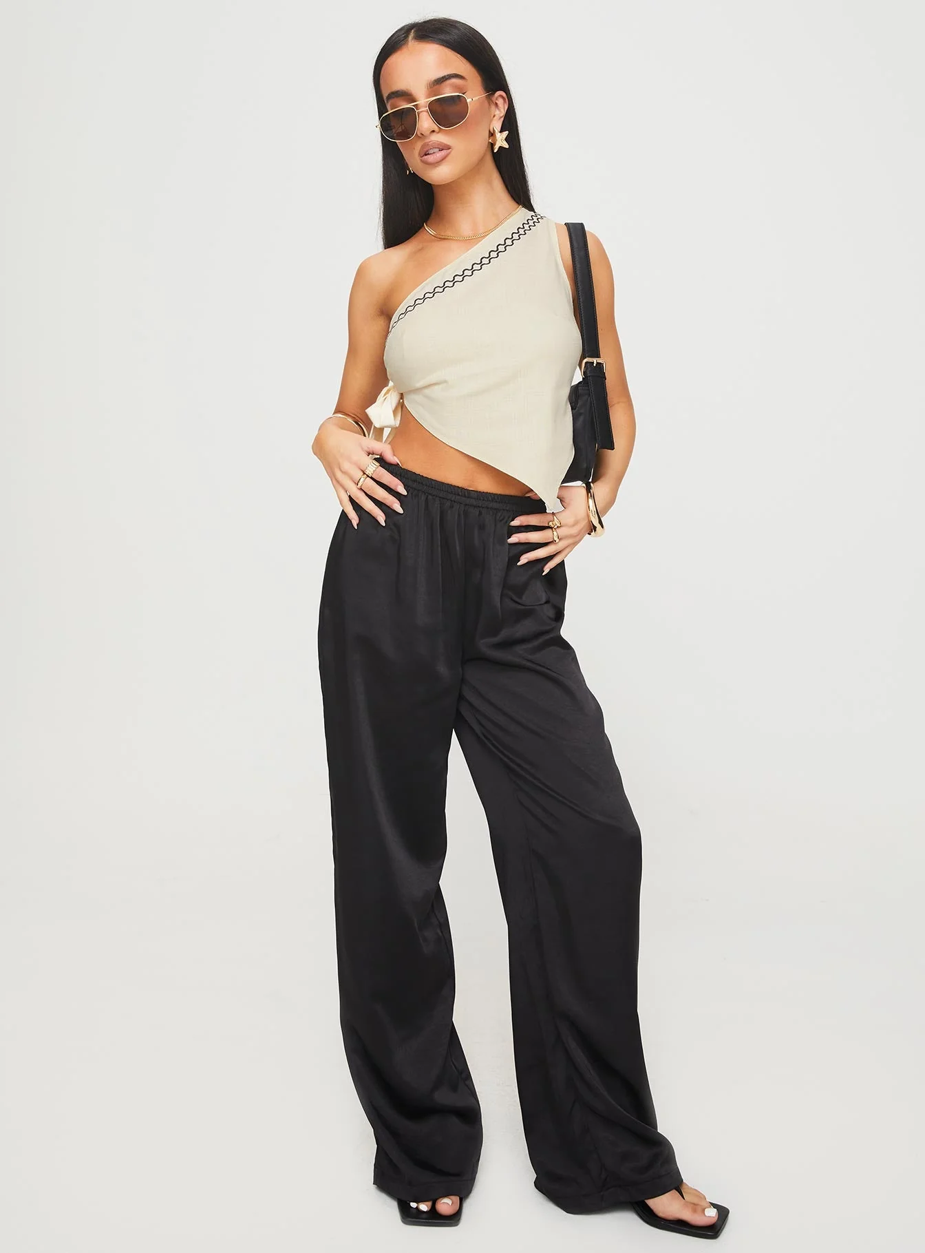 Frankle Top Cream/black - Image 3