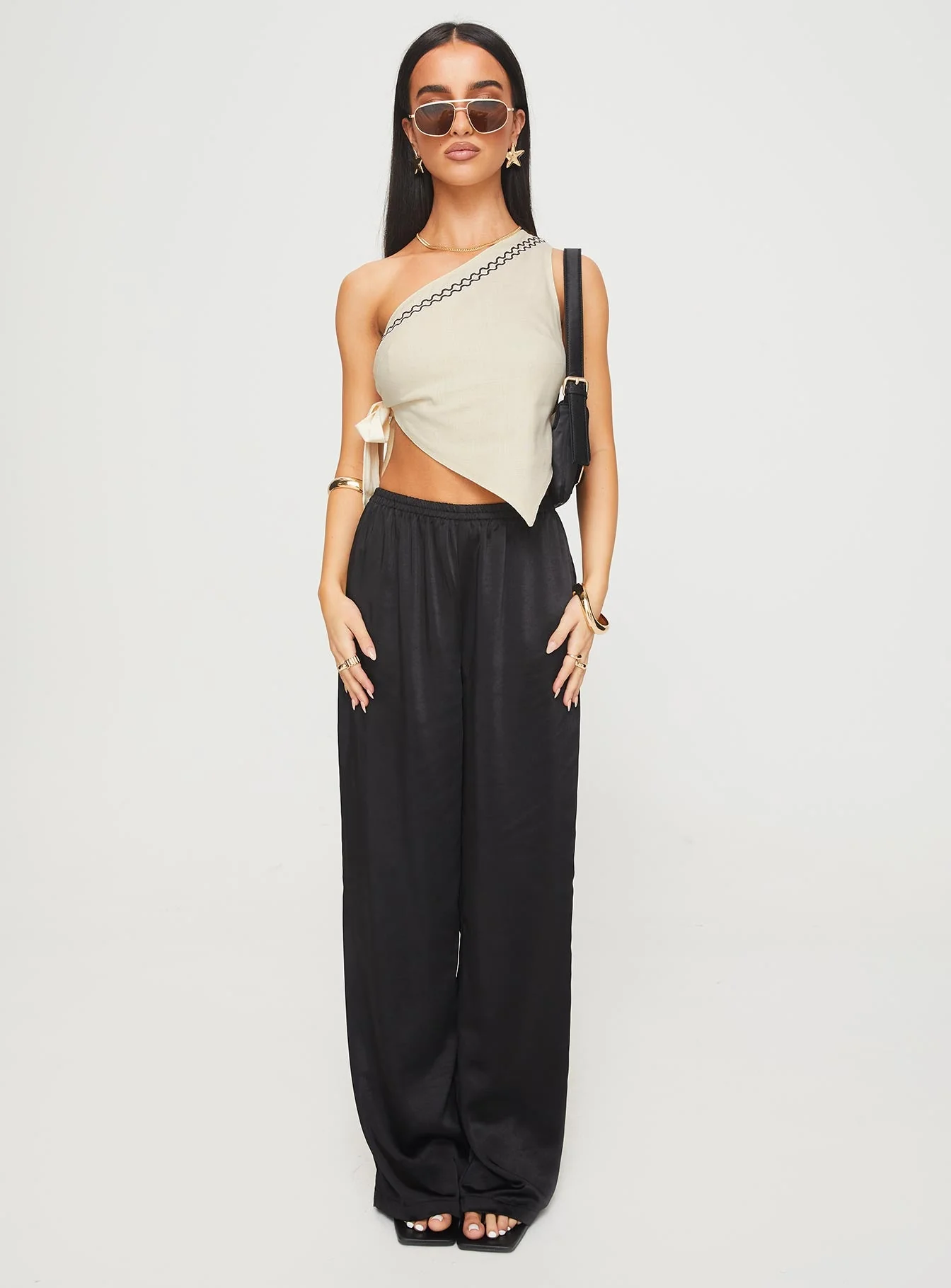 Frankle Top Cream/black - Image 7