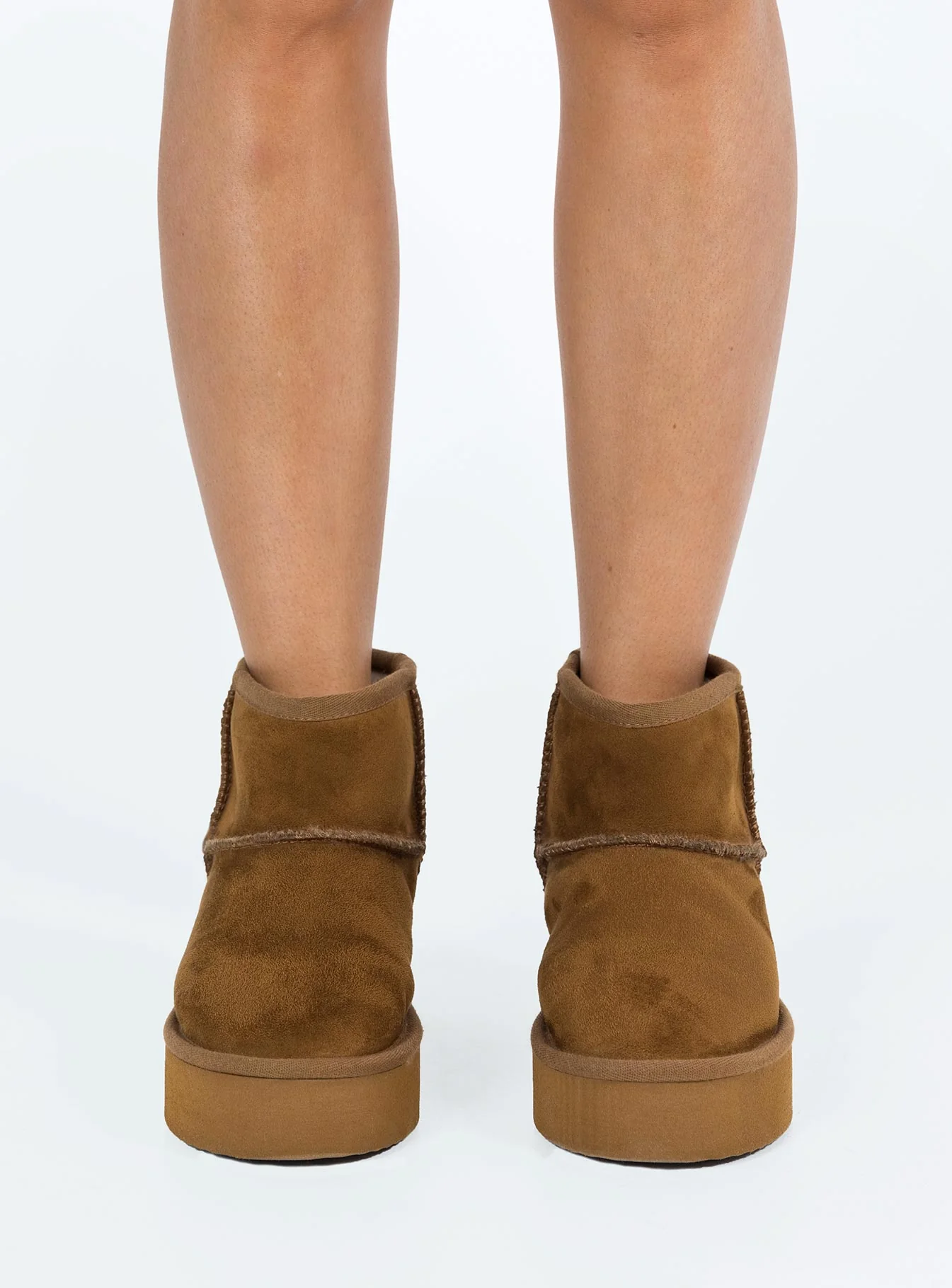 Franz Shearling Boots Brown - Image 2