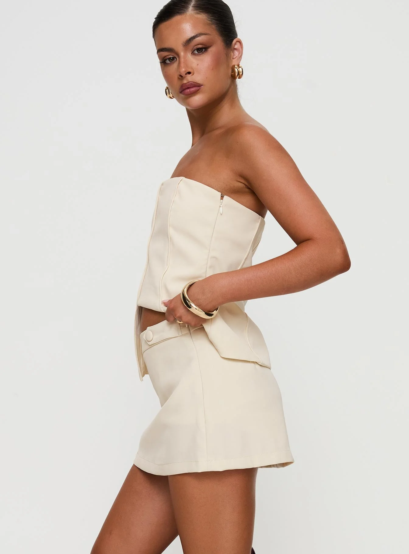 Full Disclosure Skort Cream - Image 4