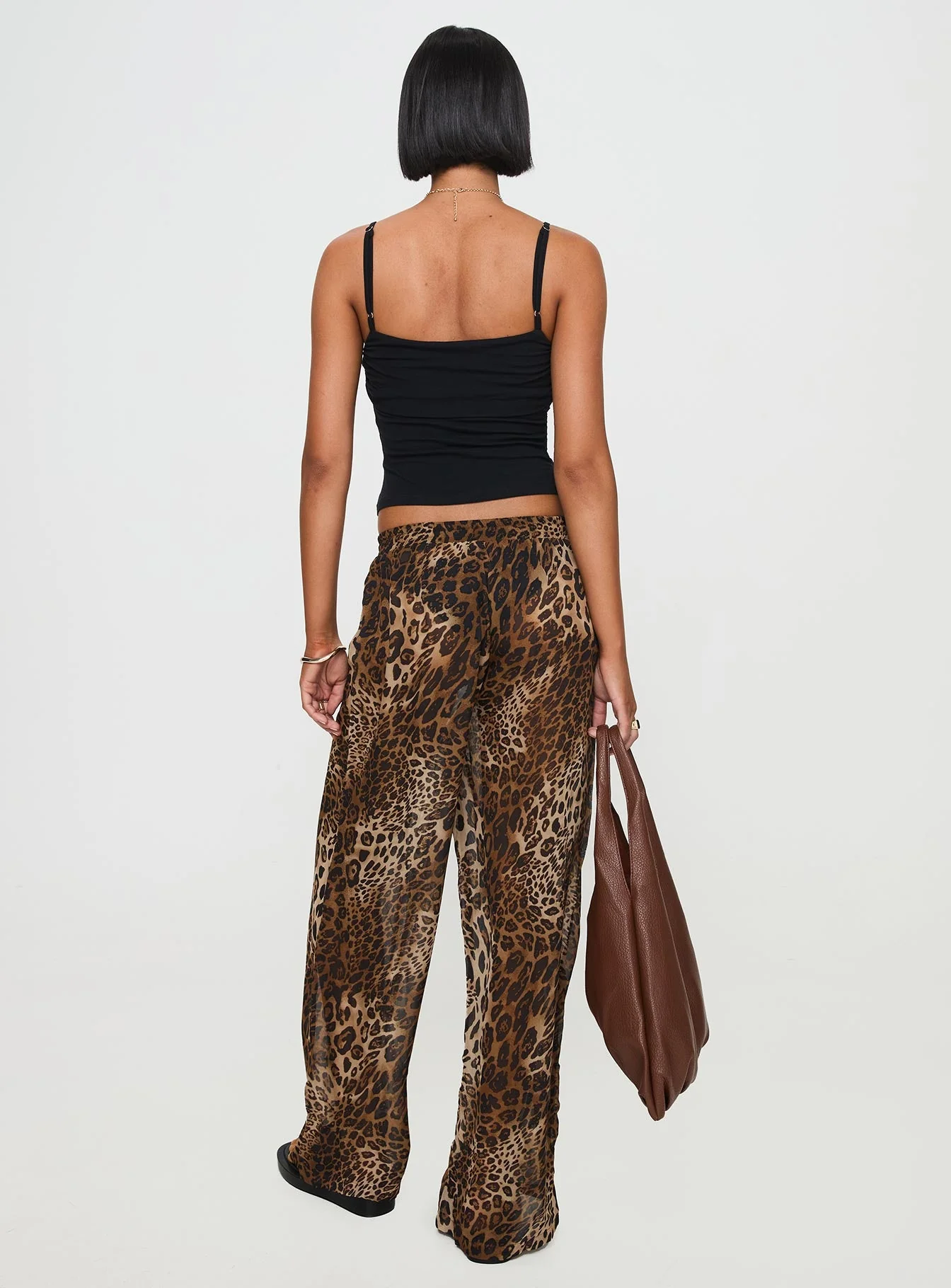 Fyre Wide Leg Pant Leopard - Image 5