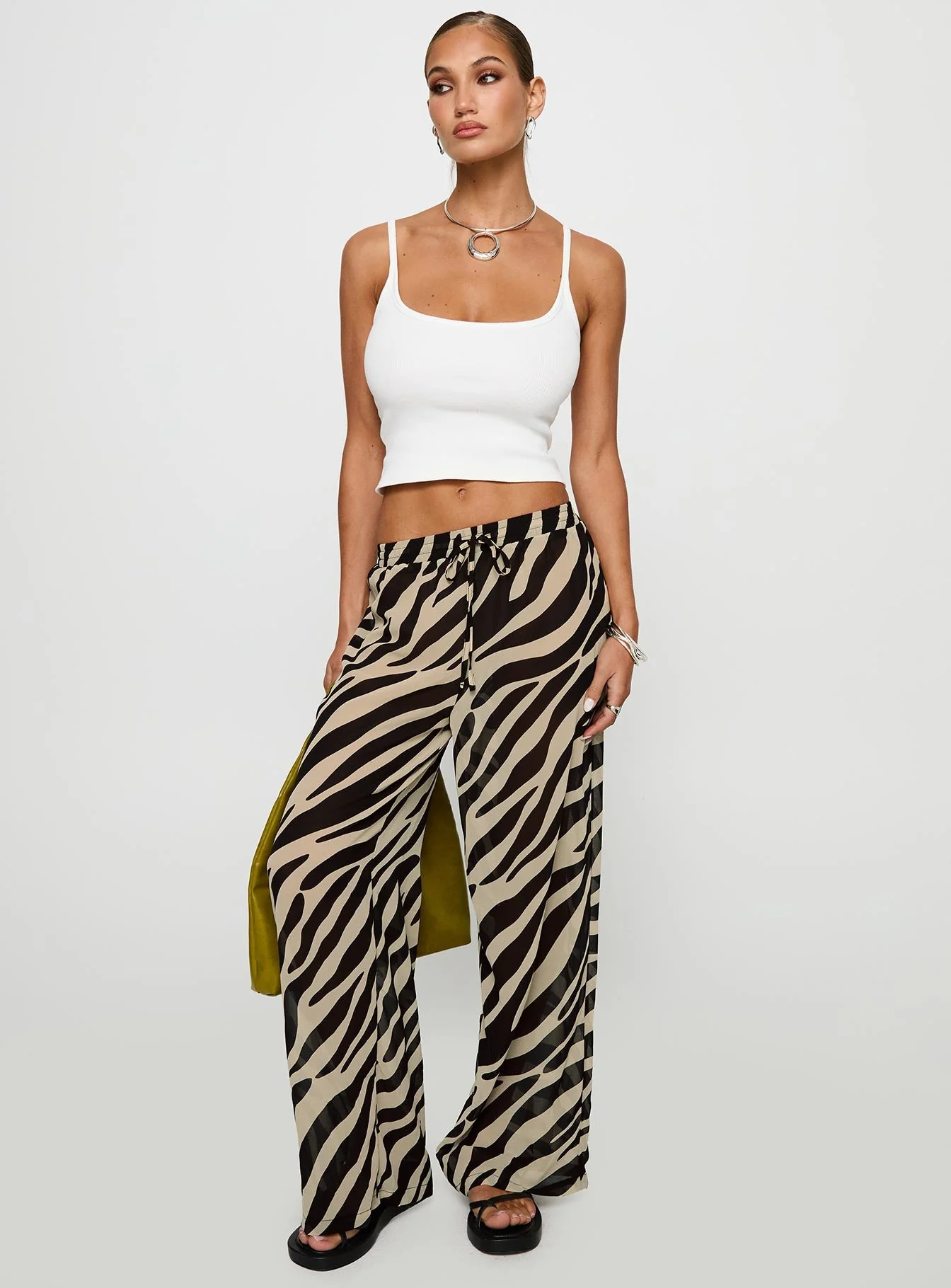Fyre Wide Leg Pant Zebra - Image 2