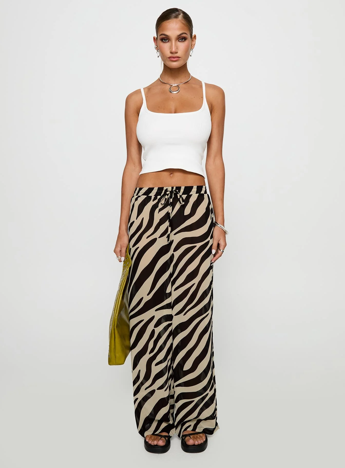 Fyre Wide Leg Pant Zebra - Image 6