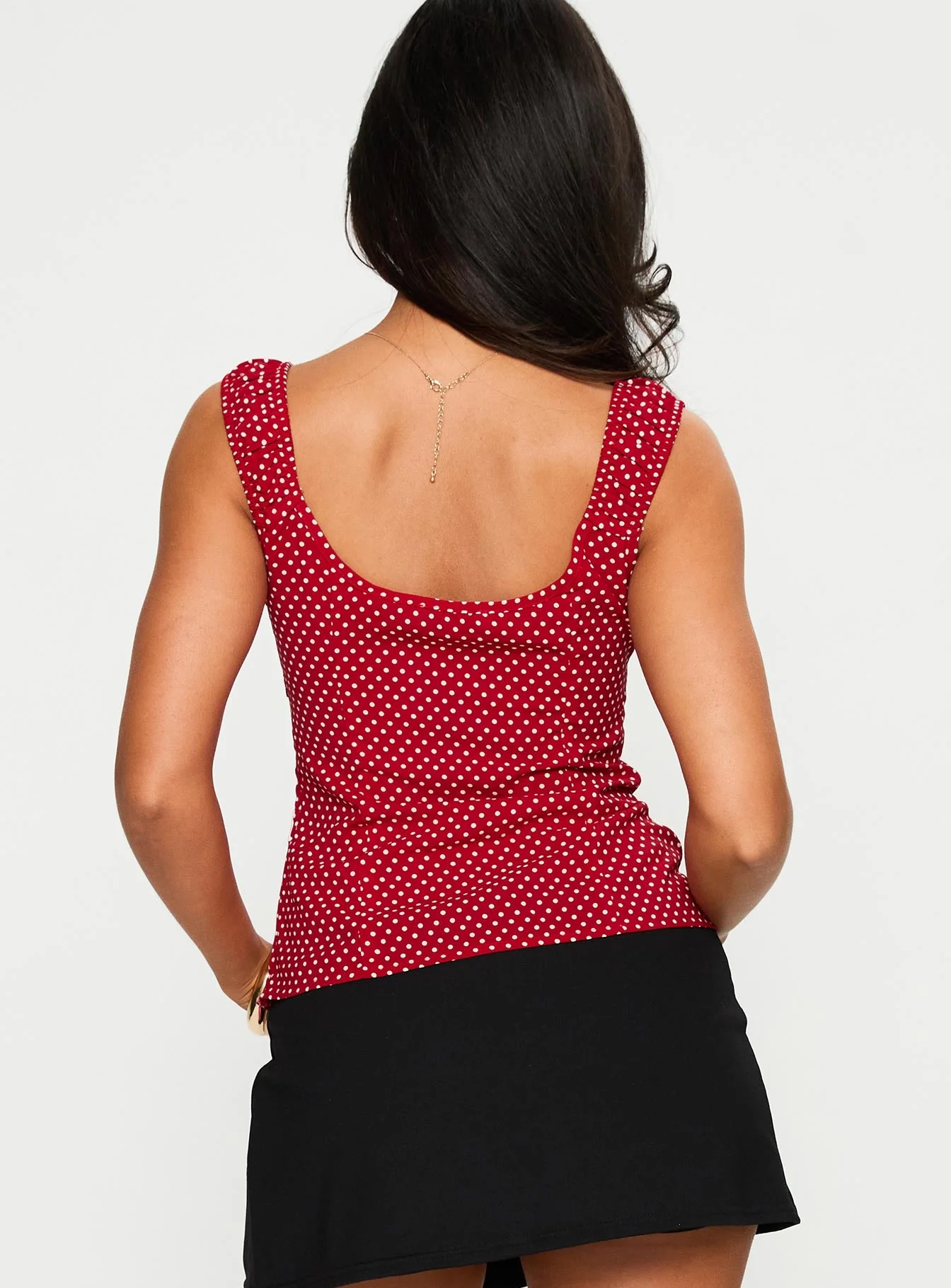 Garconne Top Red Polka Dot - Image 6