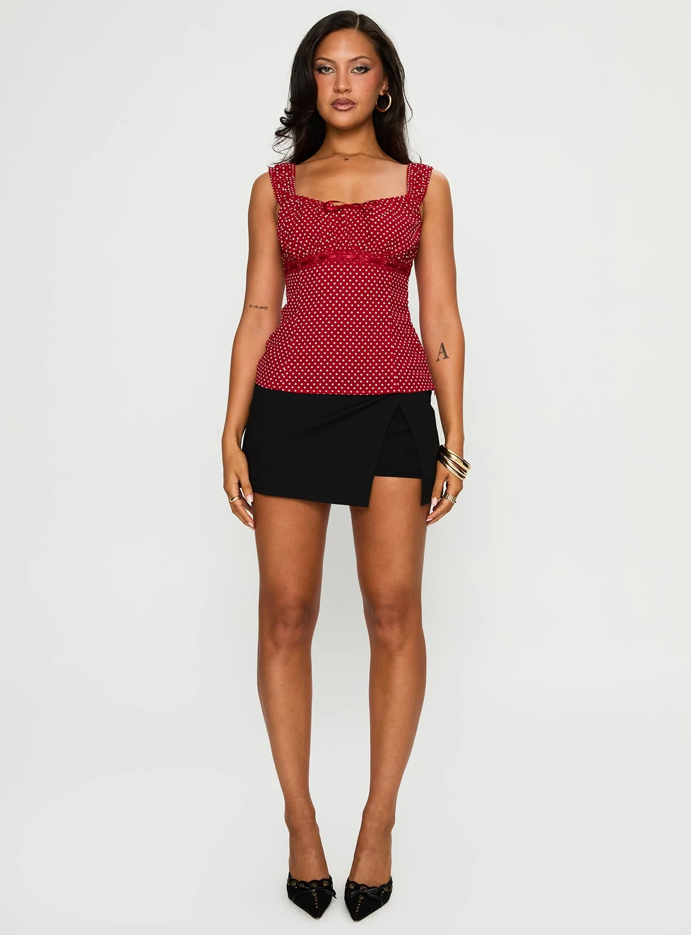 Garconne Top Red Polka Dot - Image 8