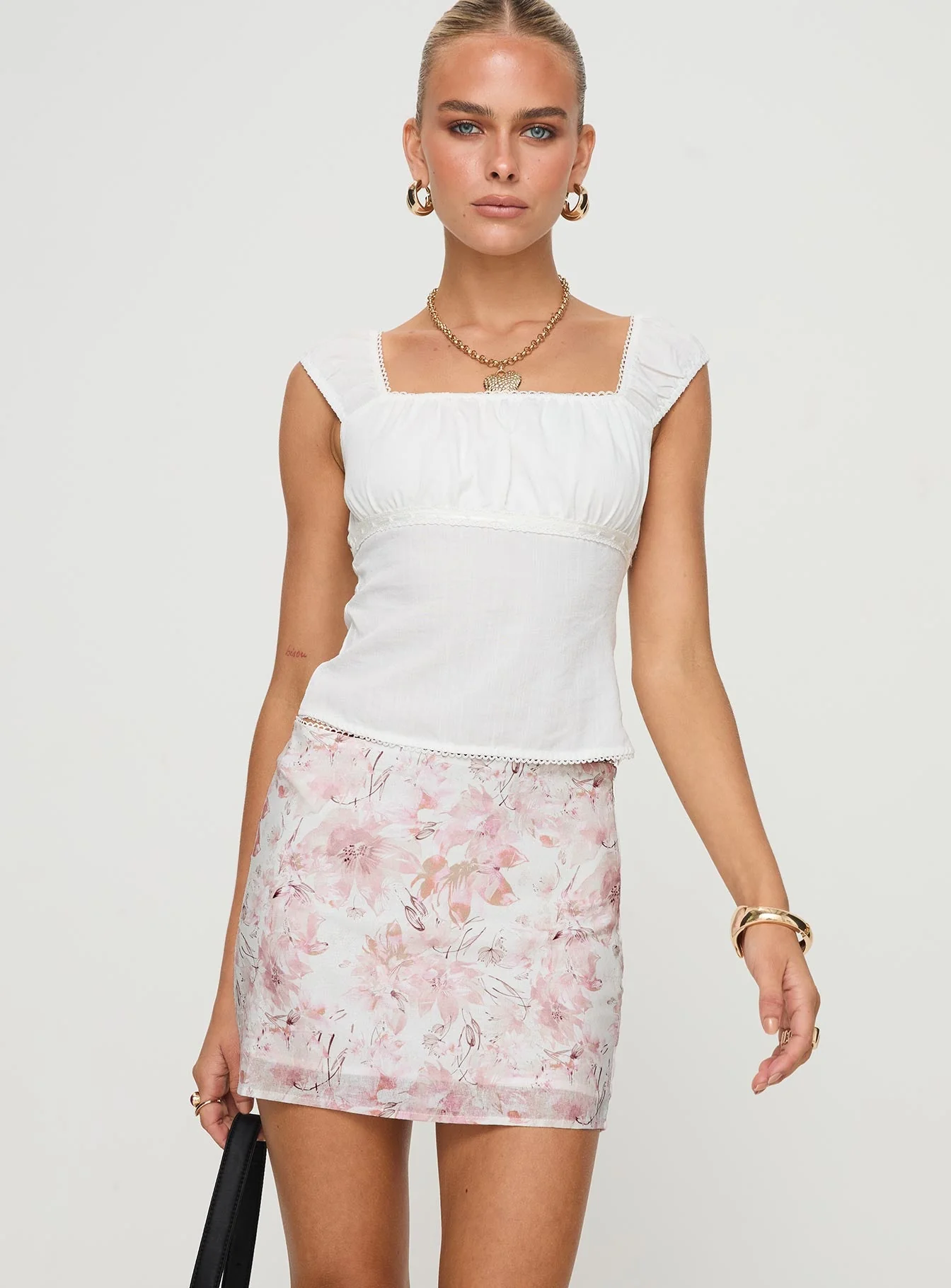 Gemelli Mini Skirt Floral - Image 2