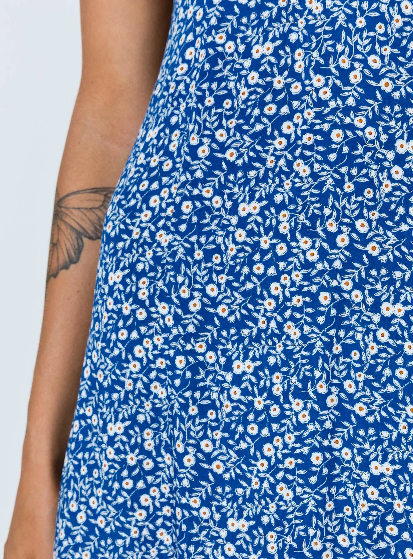 Georgia Midi Dress Navy - Image 6