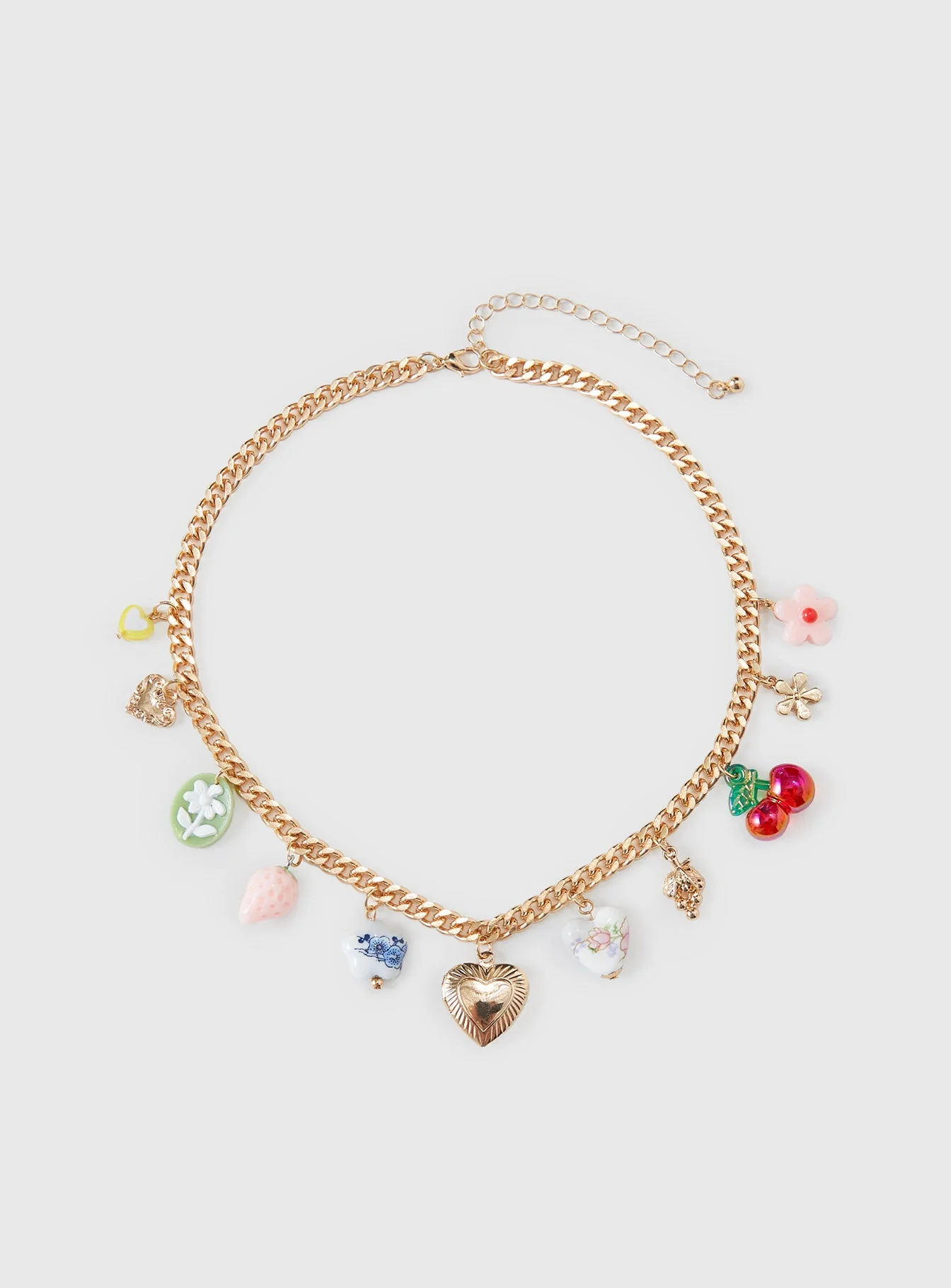 Get Closer Charm Necklace Gold - Image 2