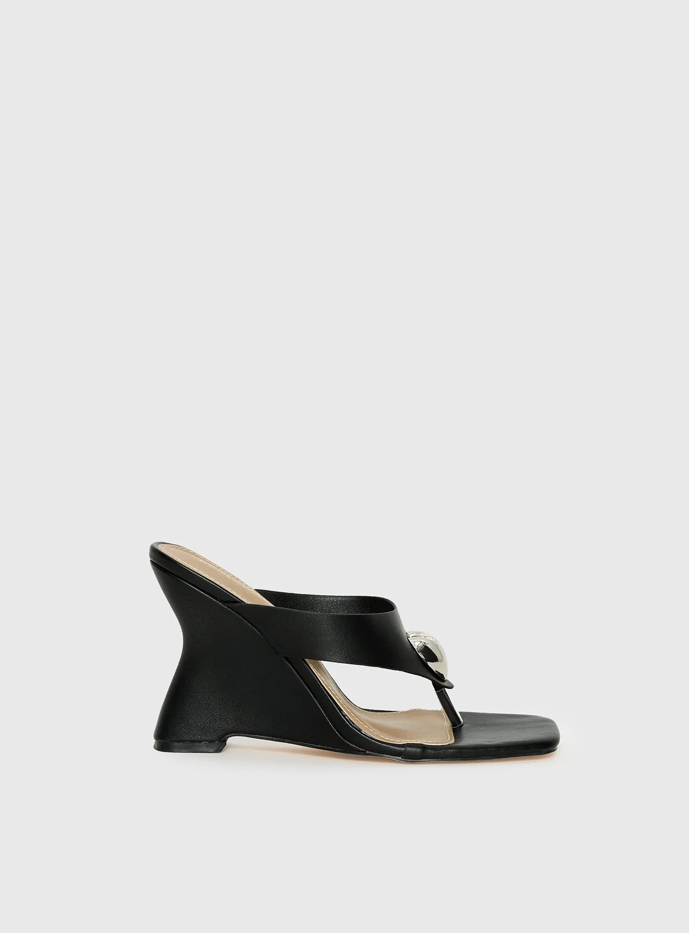 Gifted Thong Heels Black - Image 2