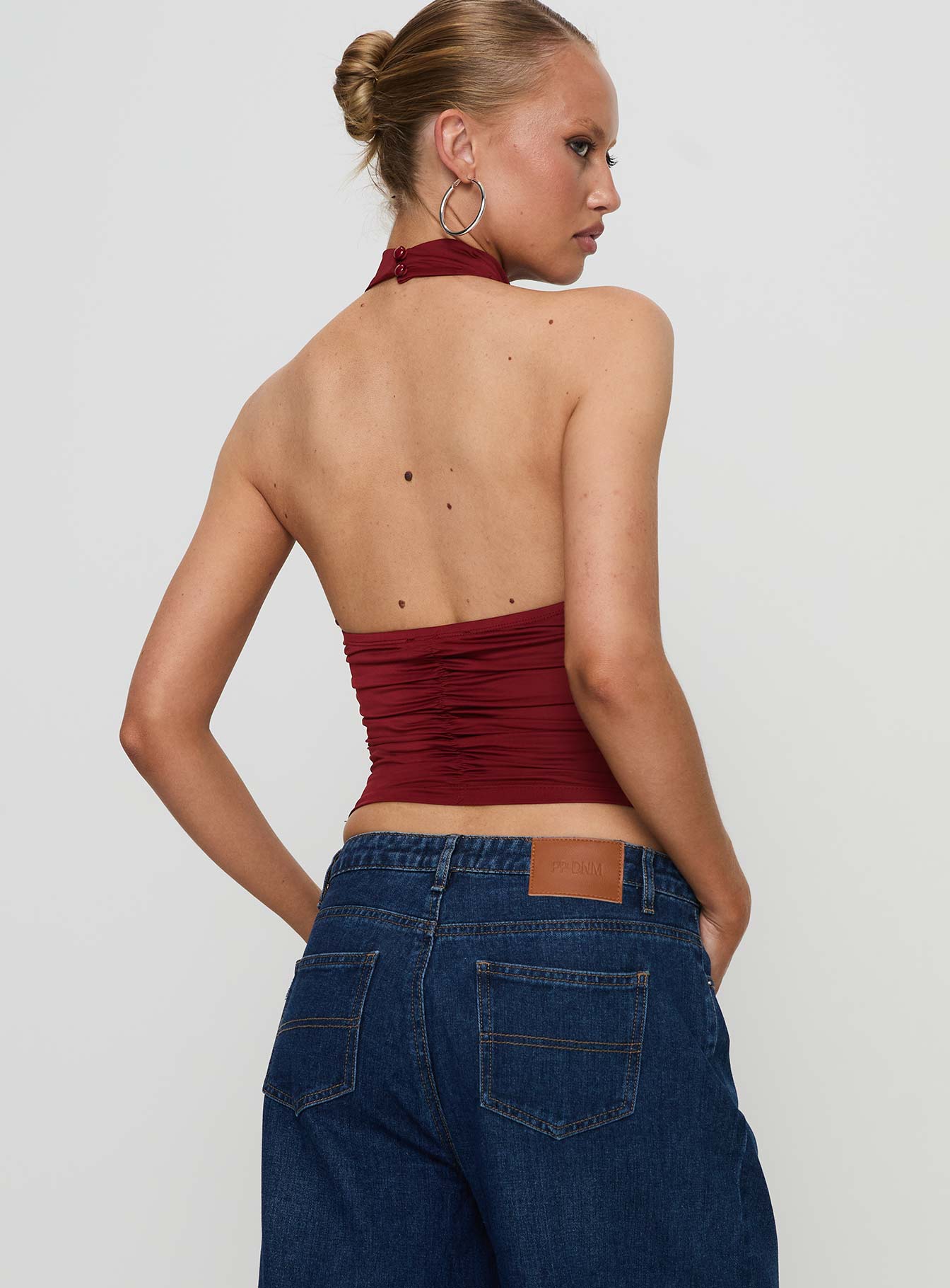 Giggle Top Burgundy - Image 5