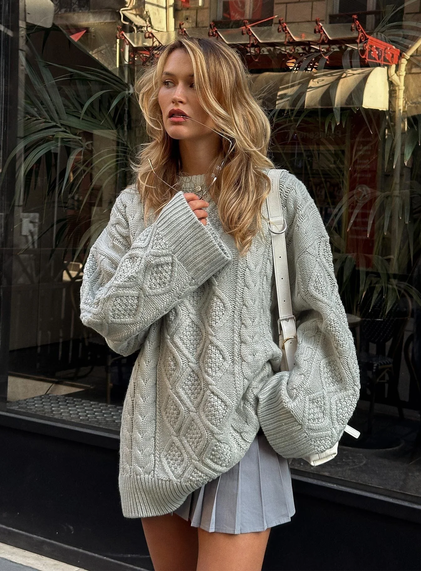 Gigi Knit Sweater Cloud - Image 8