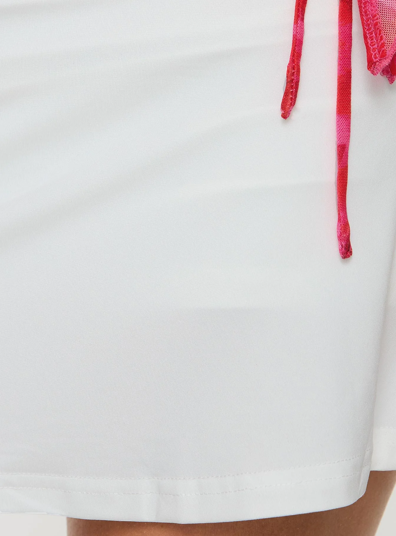 Girlie Mini Skirt White - Image 6