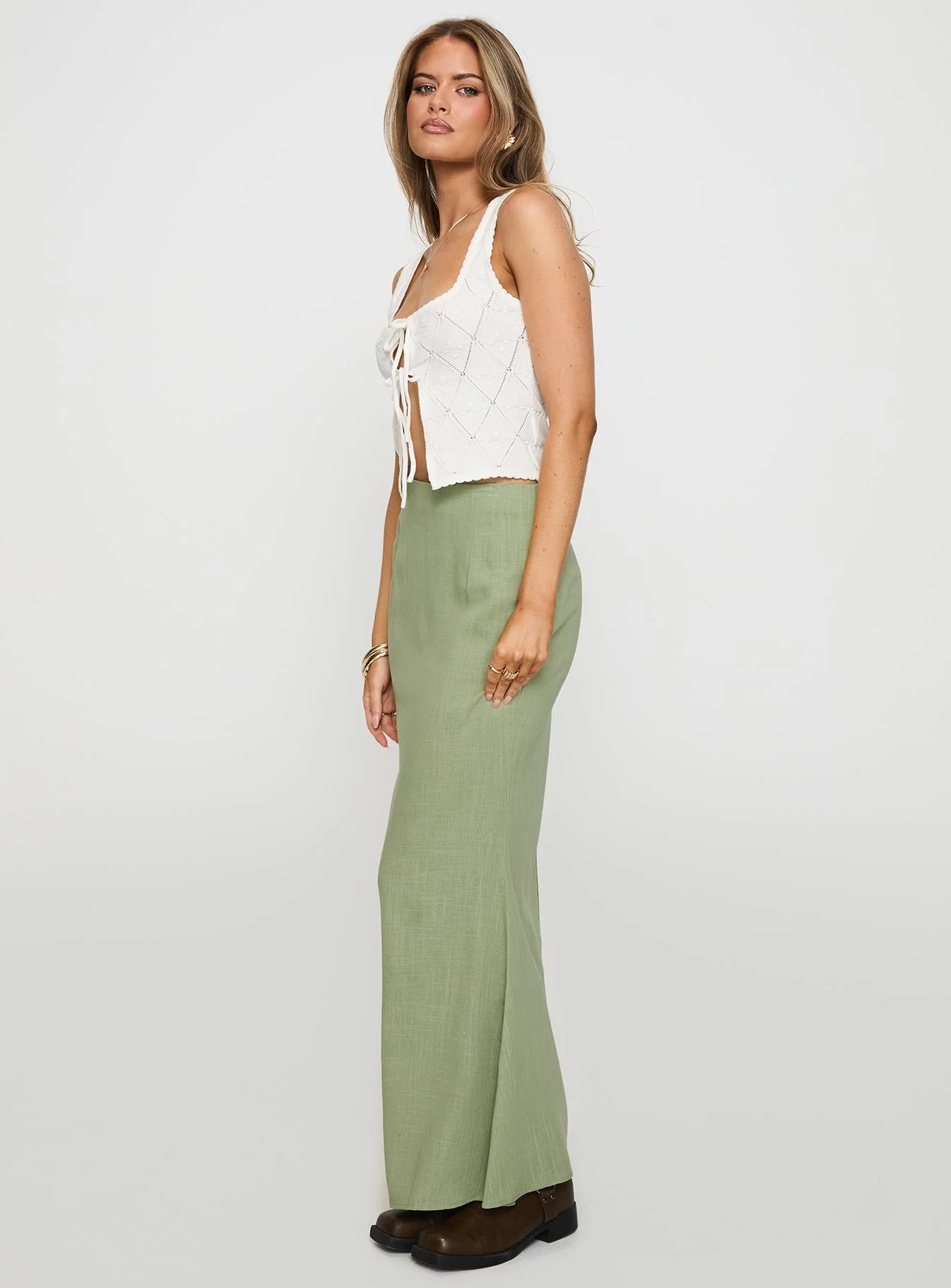 Giulia Knit Top White - Image 4