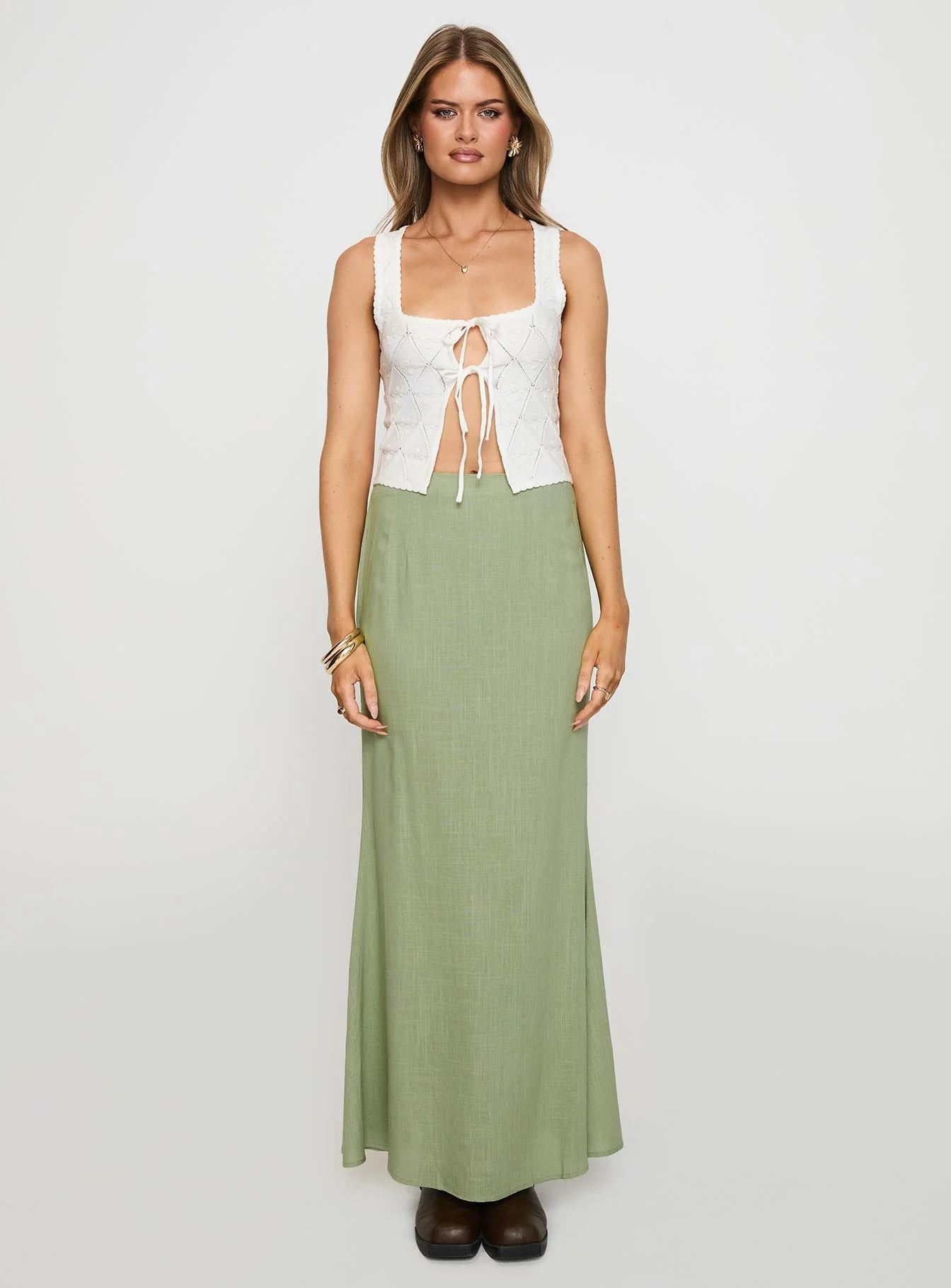 Giulia Knit Top White - Image 7