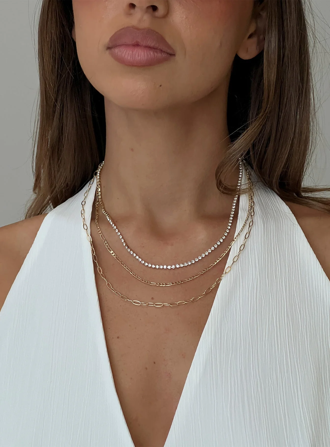 Gleaming Necklace Gold
