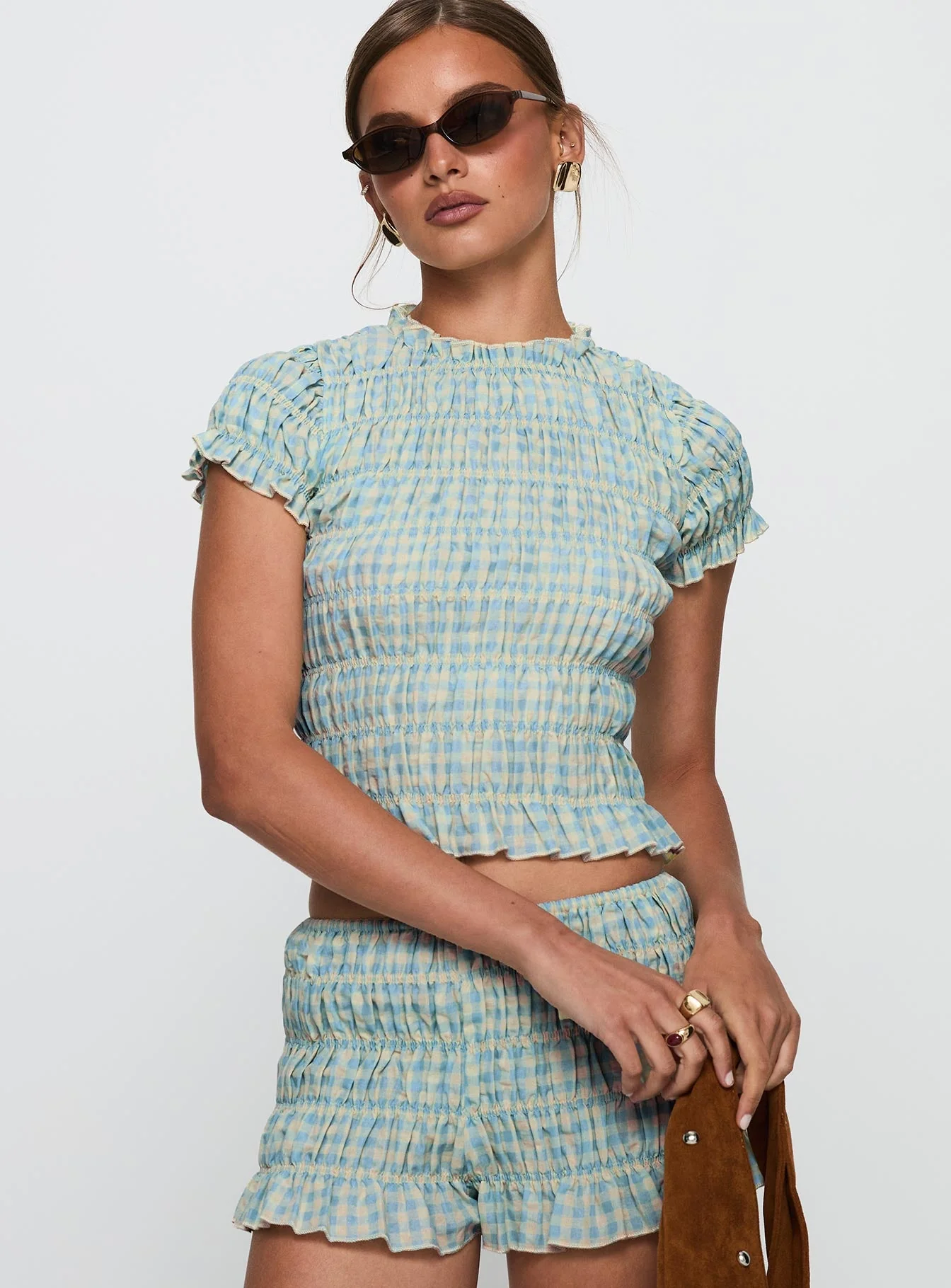 Go Retro Shirred Set Multi - Image 3