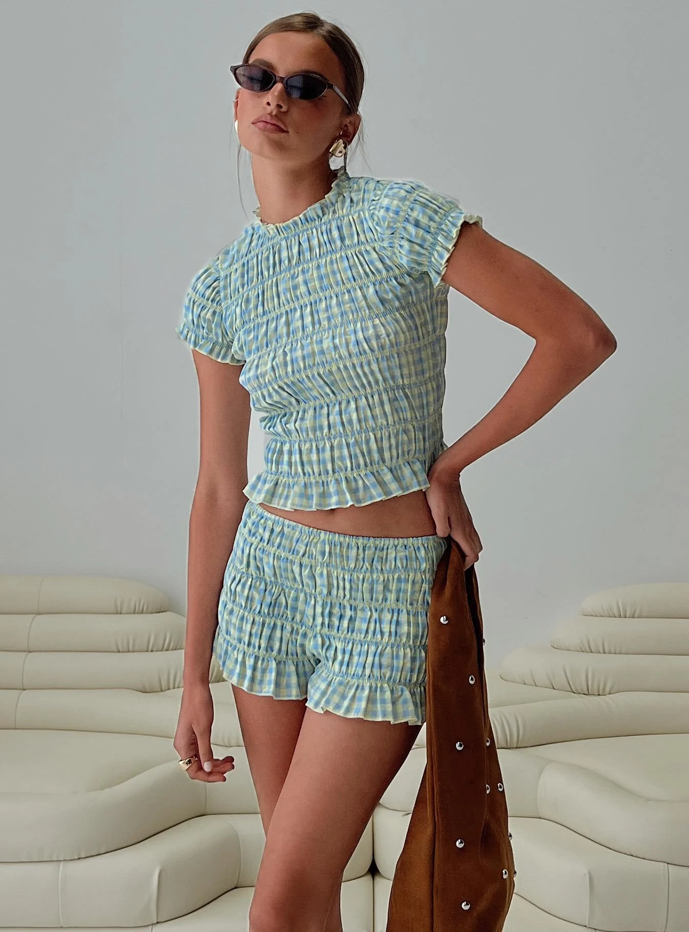 Go Retro Shirred Set Multi - Image 8