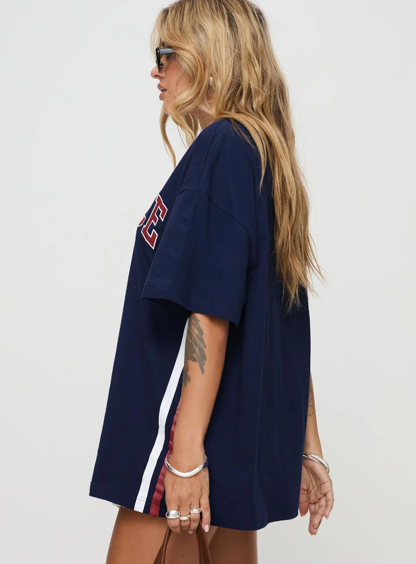 Goal France Oversized Tee Blue - Image 4