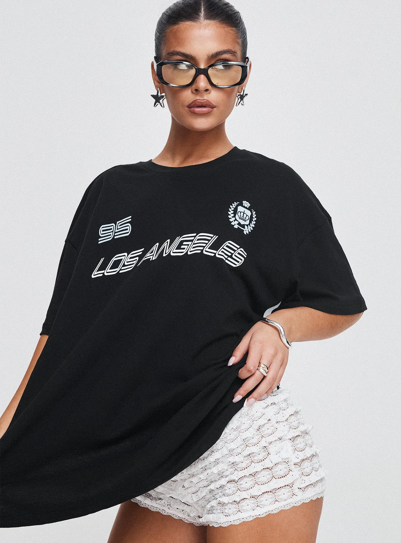 Goal La Oversized Tee Black - Image 2