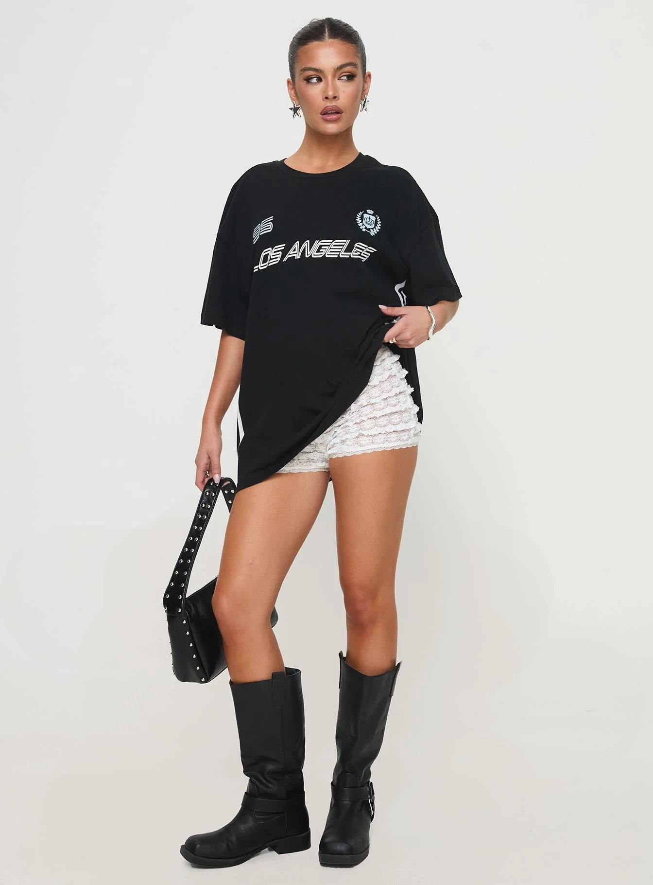 Goal La Oversized Tee Black - Image 4