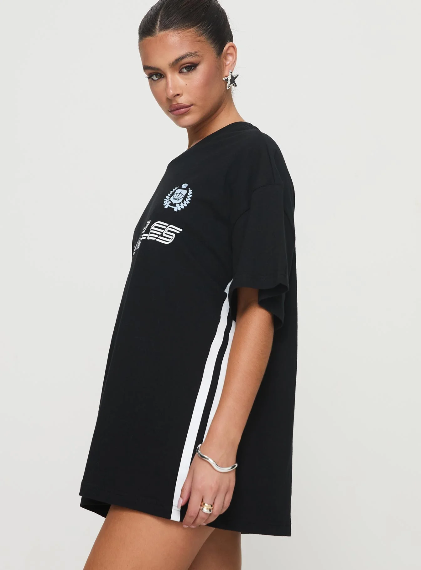 Goal La Oversized Tee Black - Image 5