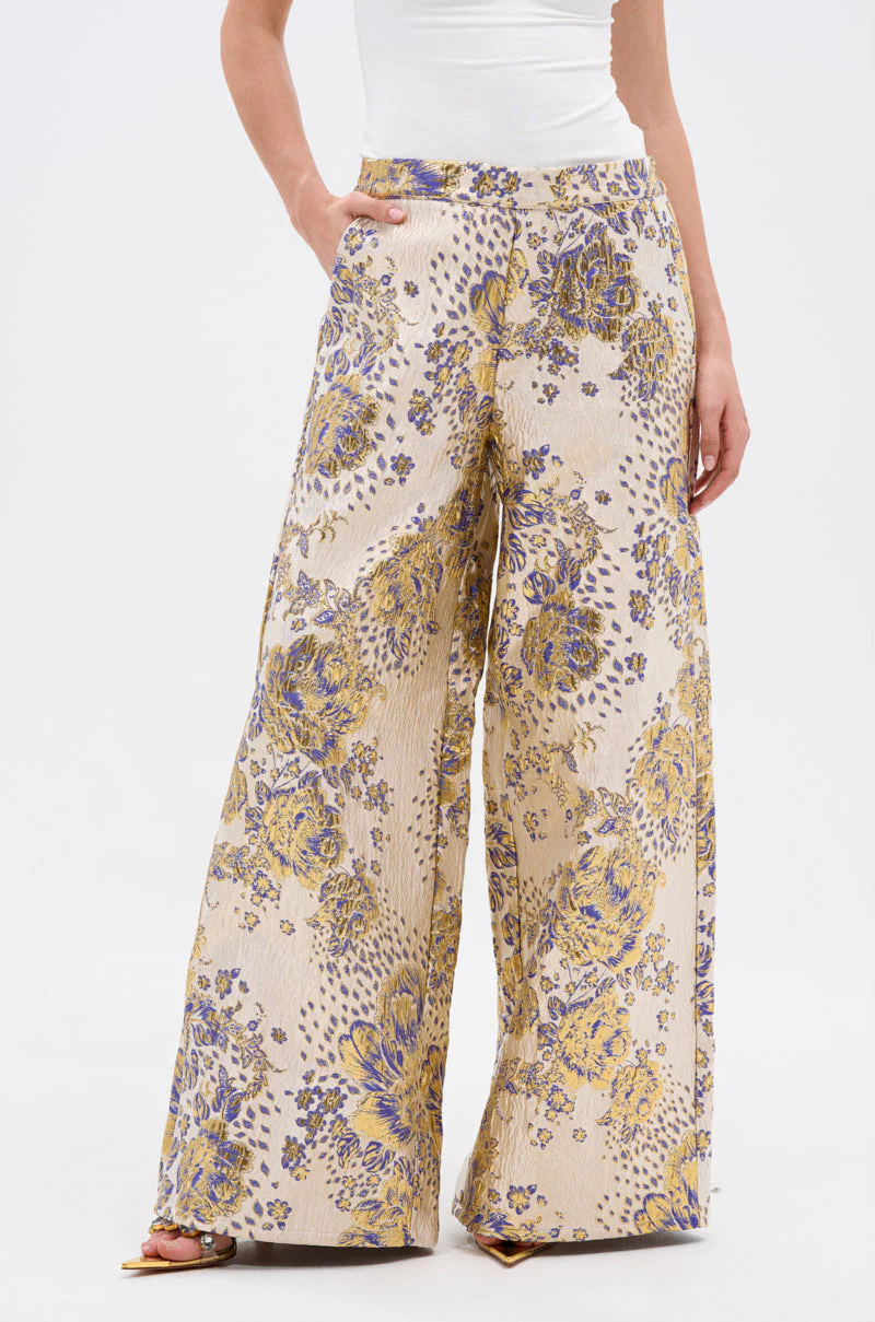 GOLDIE BROCADE TROUSER - Image 2