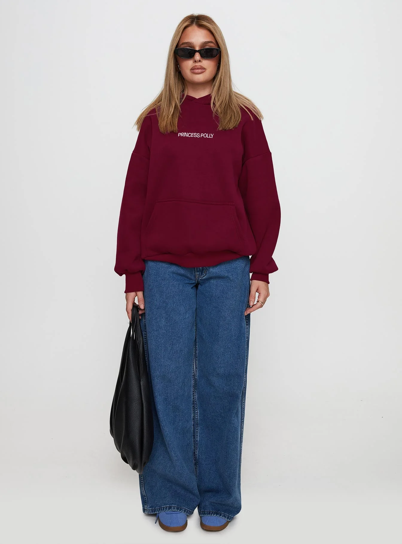 Princess Polly x Butterfly Foundation Charity Merch Hoody Wine - Image 7
