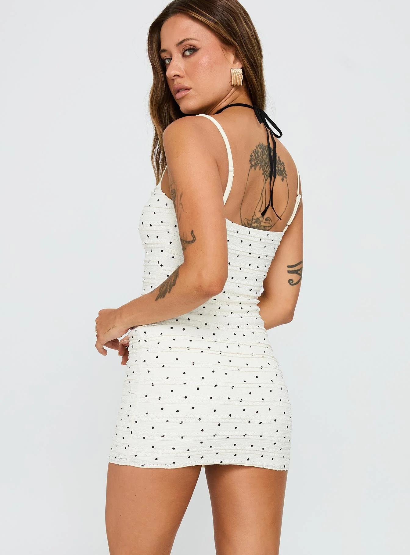 Gradine Mini Dress Polka Dot - Image 5