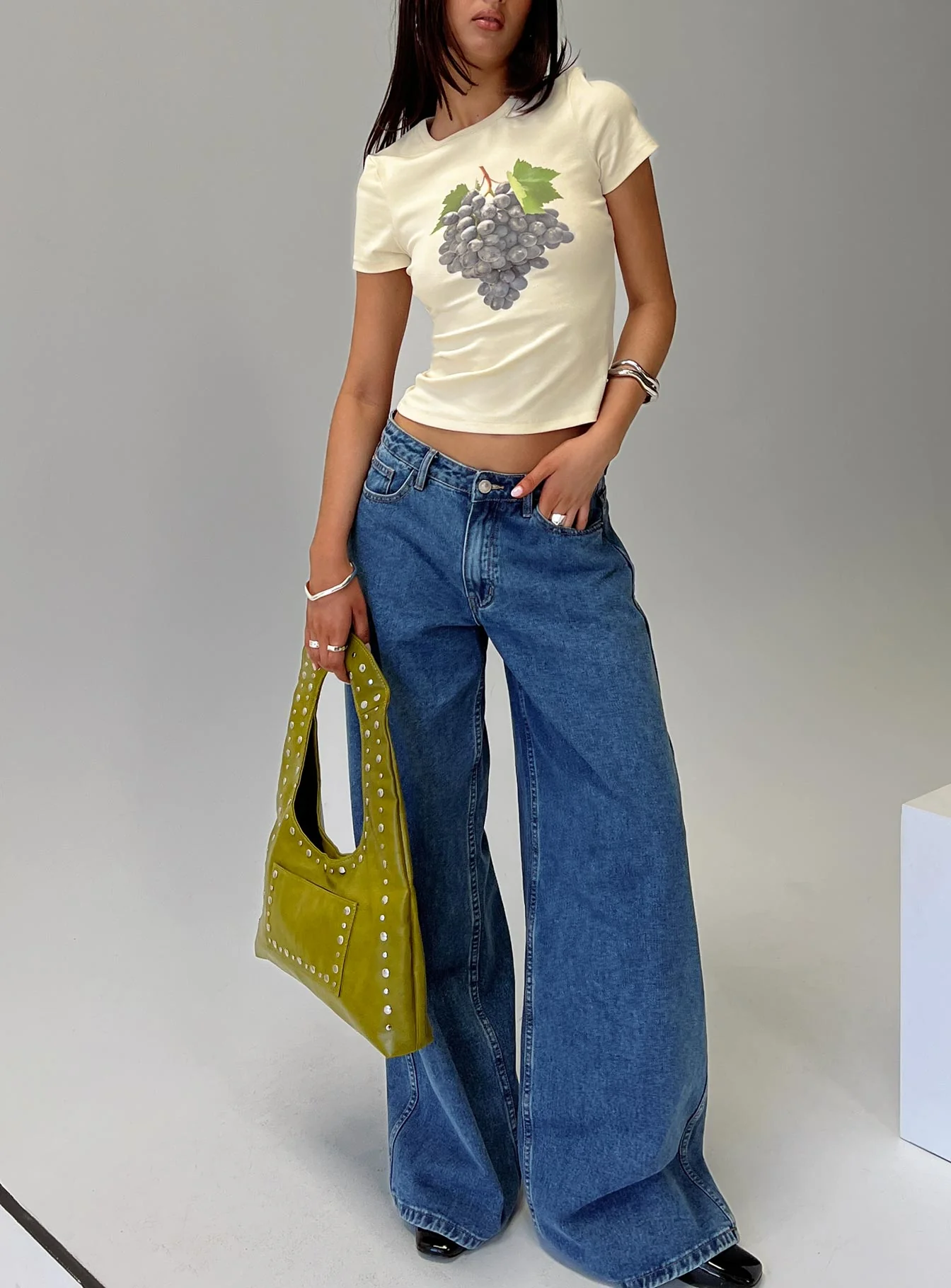 Grapejuice Graphic Top Cream - Image 8