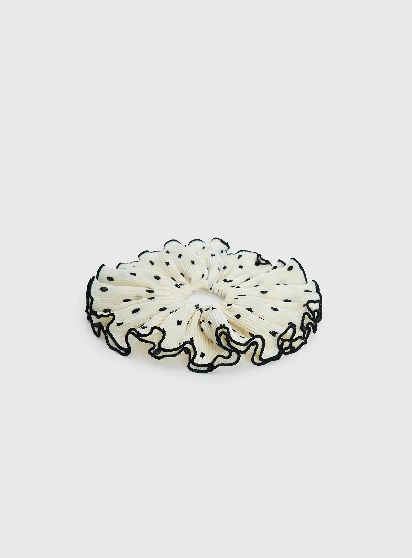 Greatest Gift Scrunchie White Polka Dot - Image 3