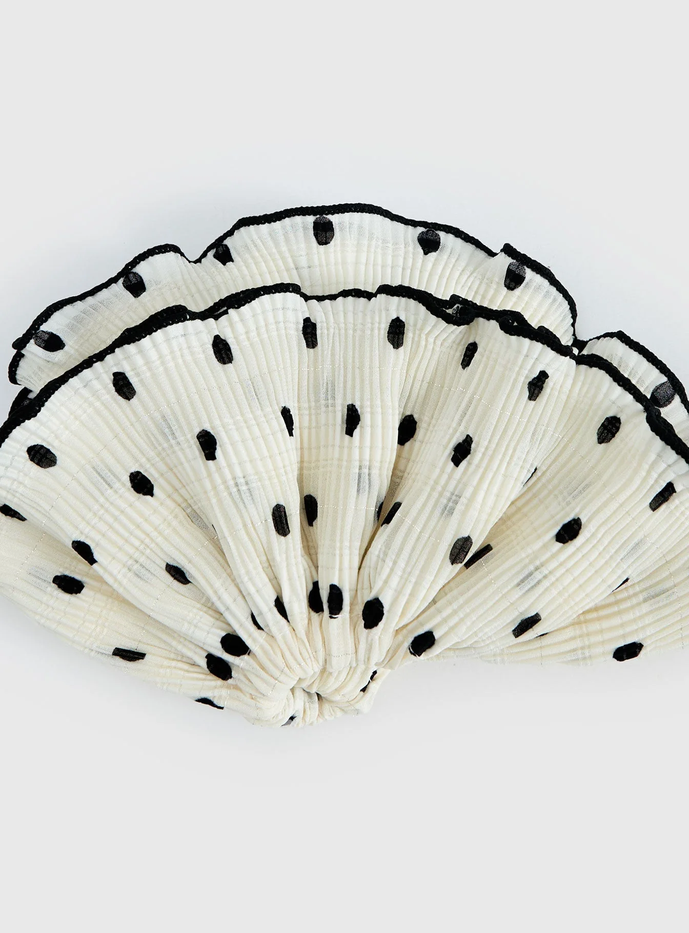 Greatest Gift Scrunchie White Polka Dot - Image 4
