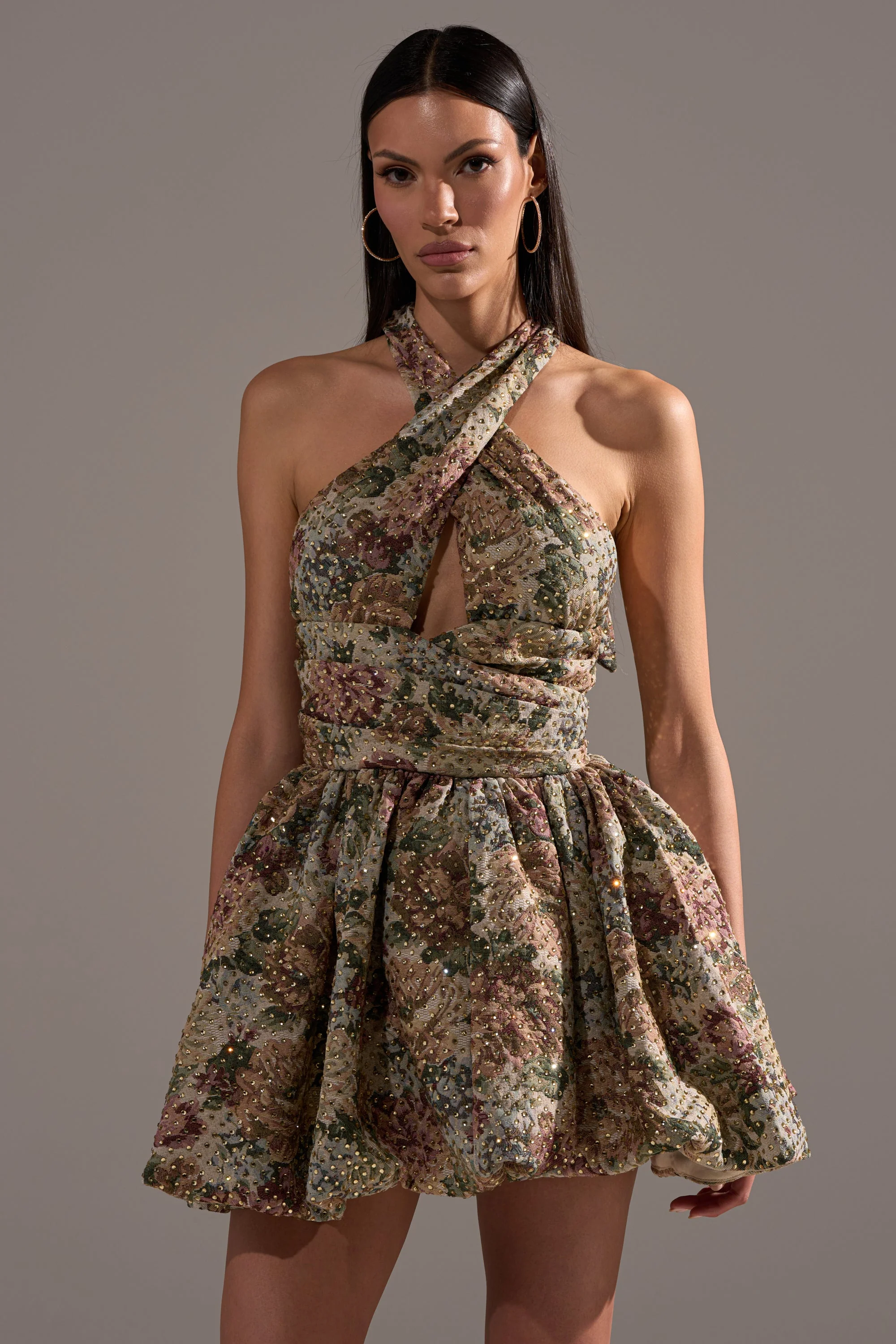 GUESS WHO FLORAL MINI DRESS - Image 2