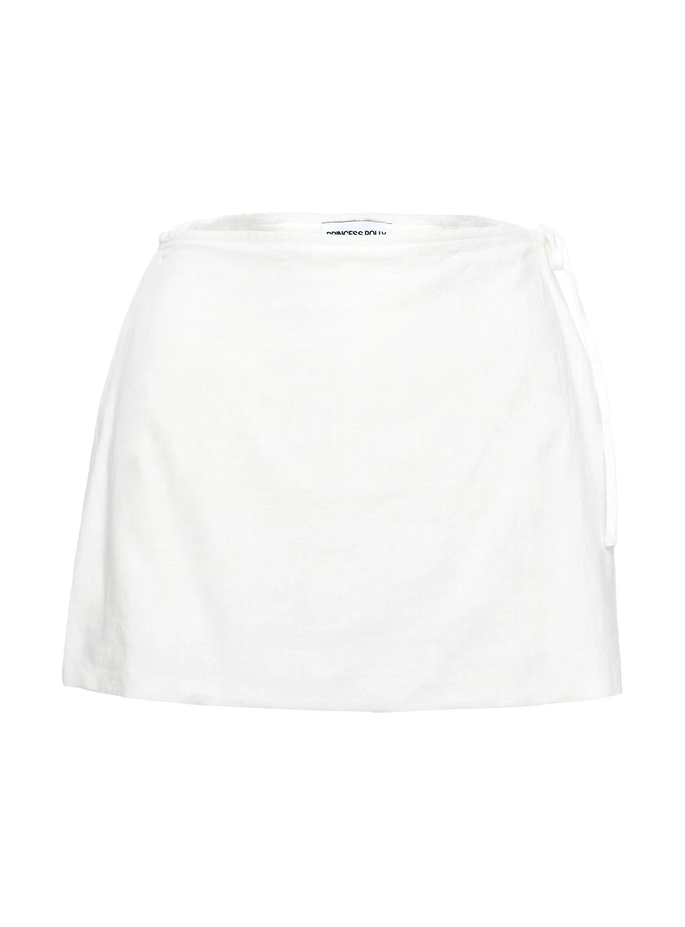 Gulliver Tie Side Mini Skort White - Image 6