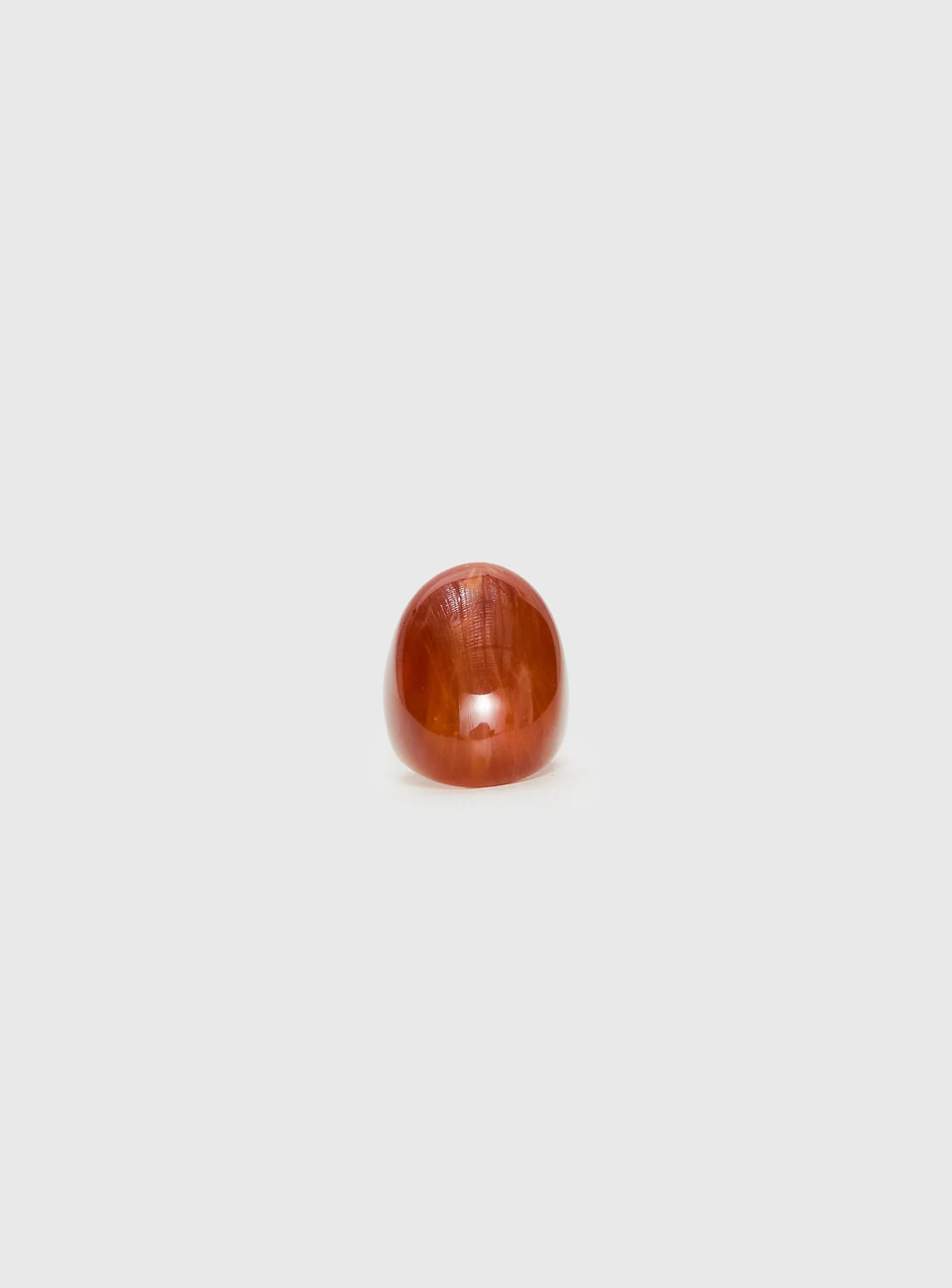 Hailley Resin Statement Ring Brown - Image 4
