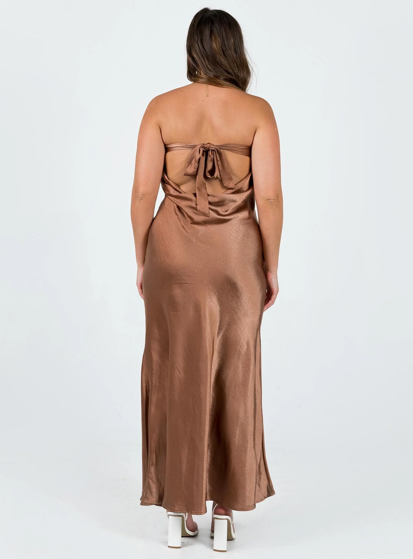 Haley Maxi Dress Brown - Image 6