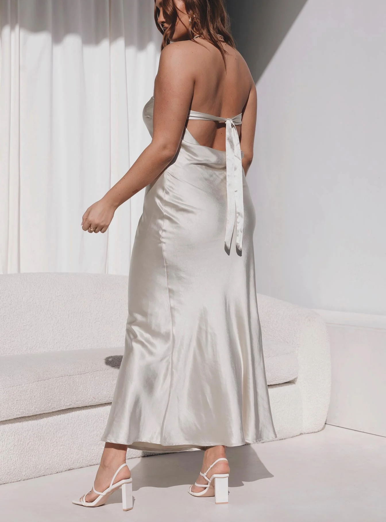 Haley Maxi Dress Champagne - Image 7