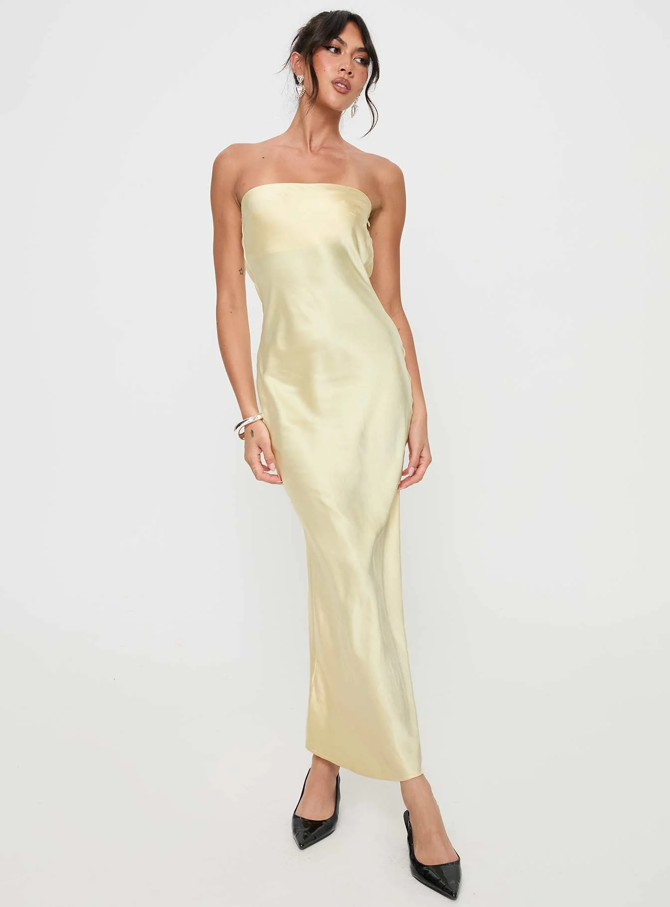 Haley Maxi Dress Yellow - Image 2