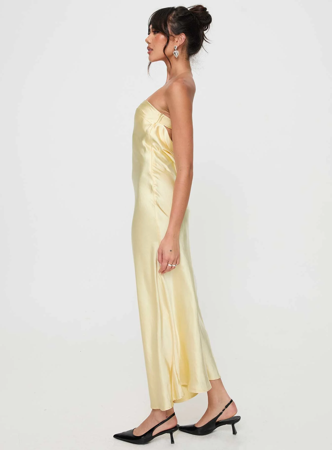 Haley Maxi Dress Yellow - Image 4