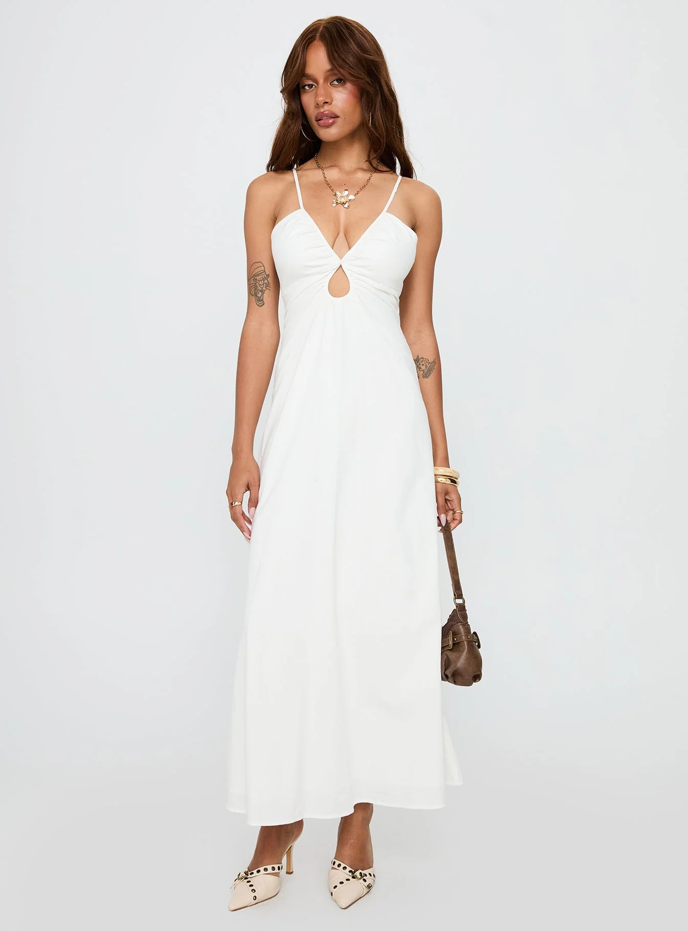 Harkonnen Maxi Dress White - Image 2