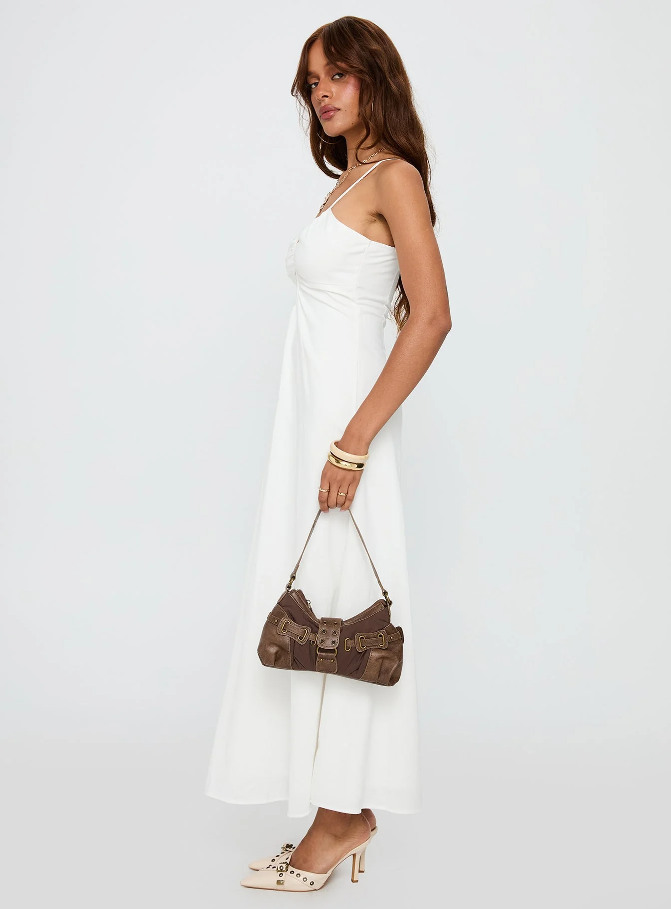 Harkonnen Maxi Dress White - Image 4