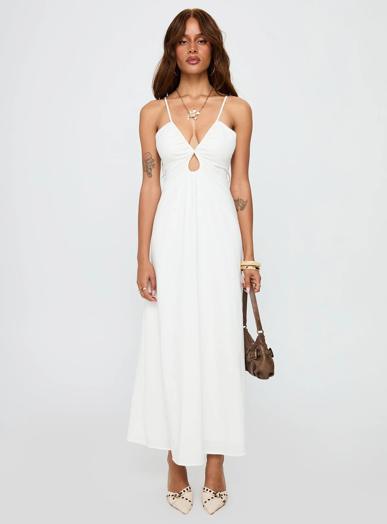Harkonnen Maxi Dress White - Image 7