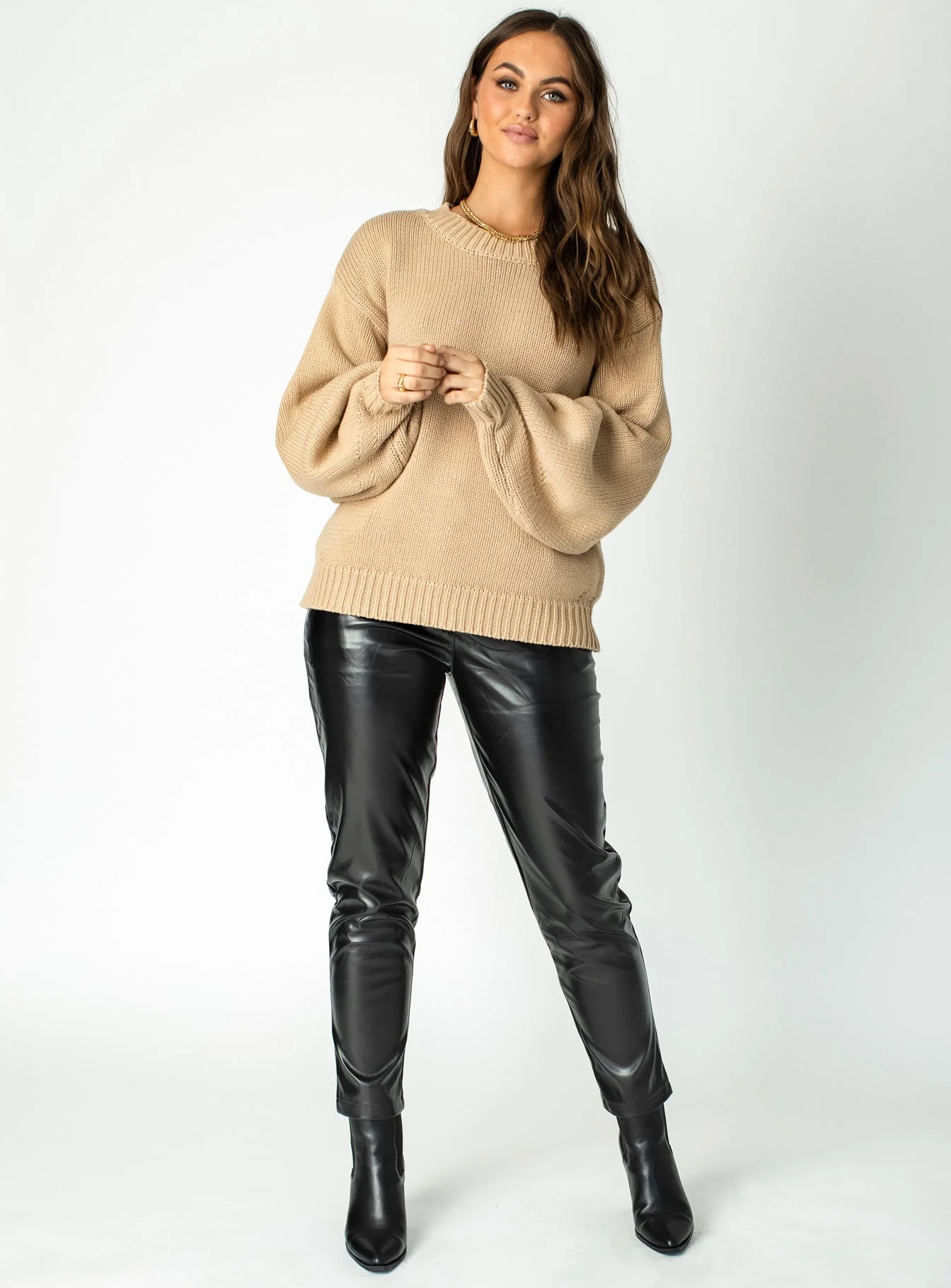 Harmony Sweater Brown - Image 2