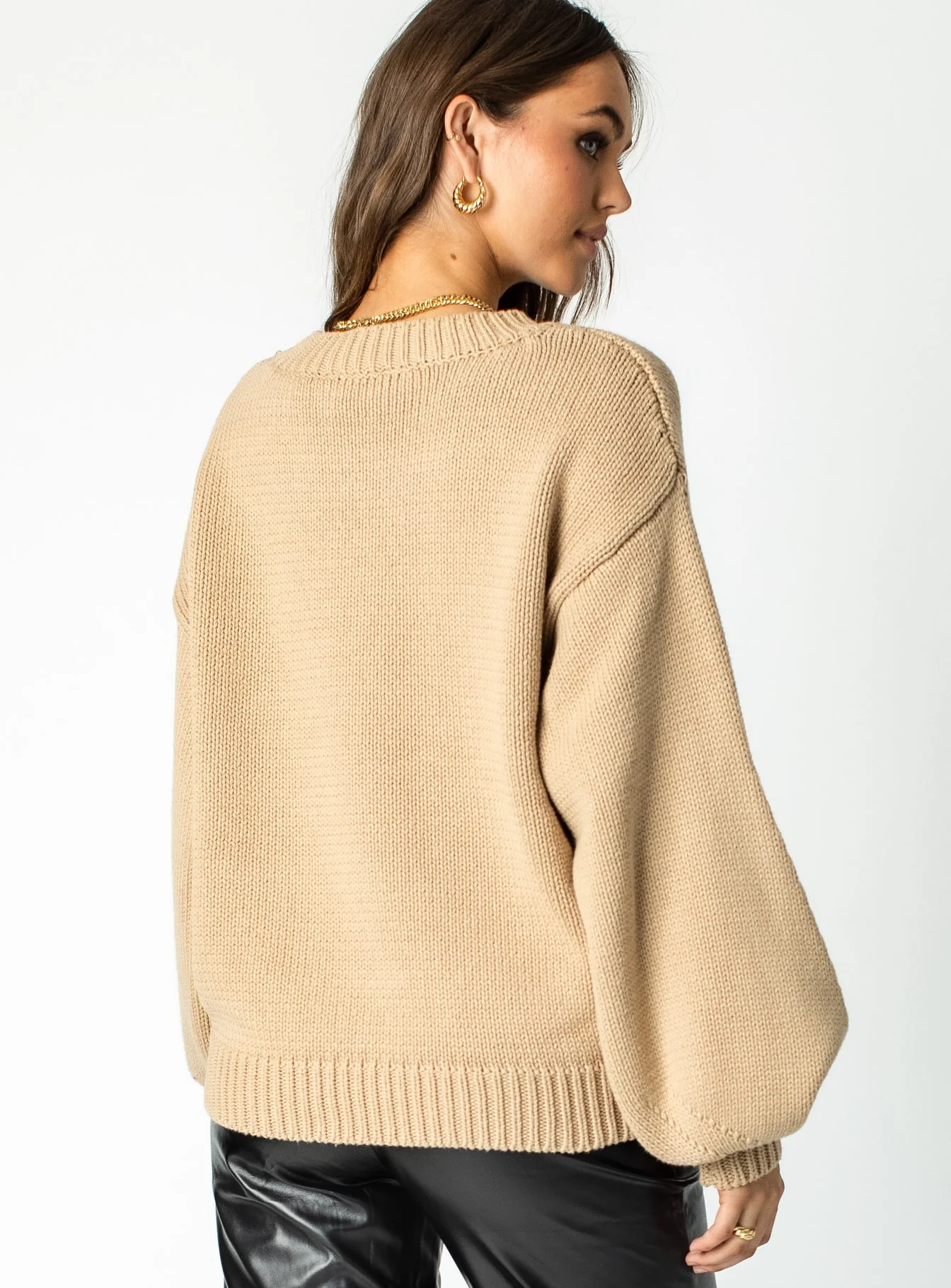 Harmony Sweater Brown - Image 4