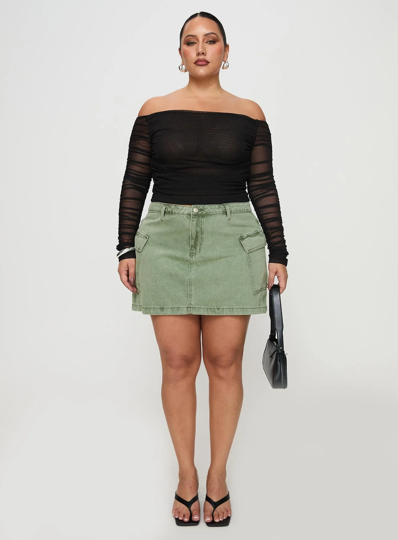 Hartford Off The Shoulder Top Black Curve - Image 7
