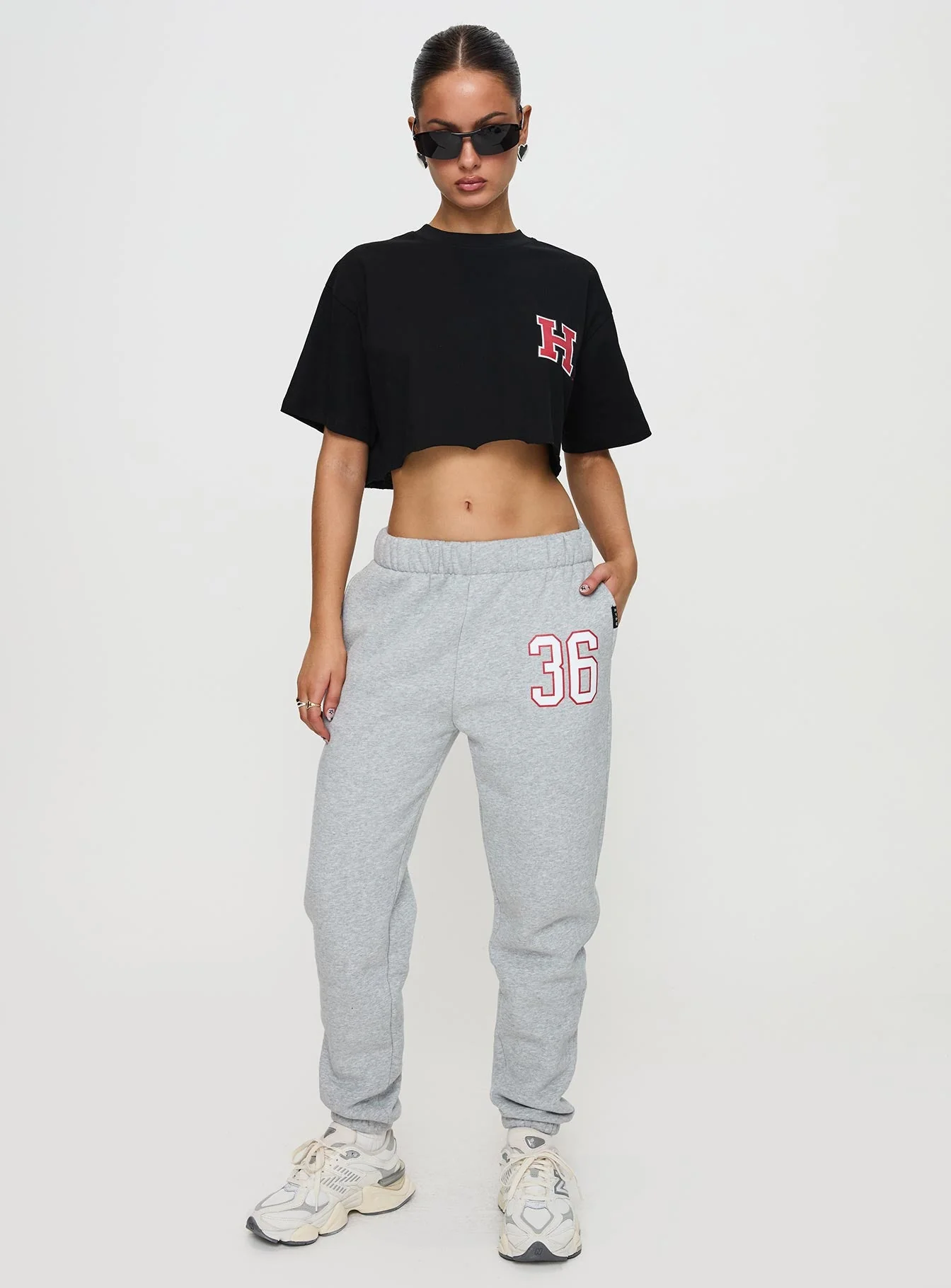 Harvard Sweatpants Grey - Image 3