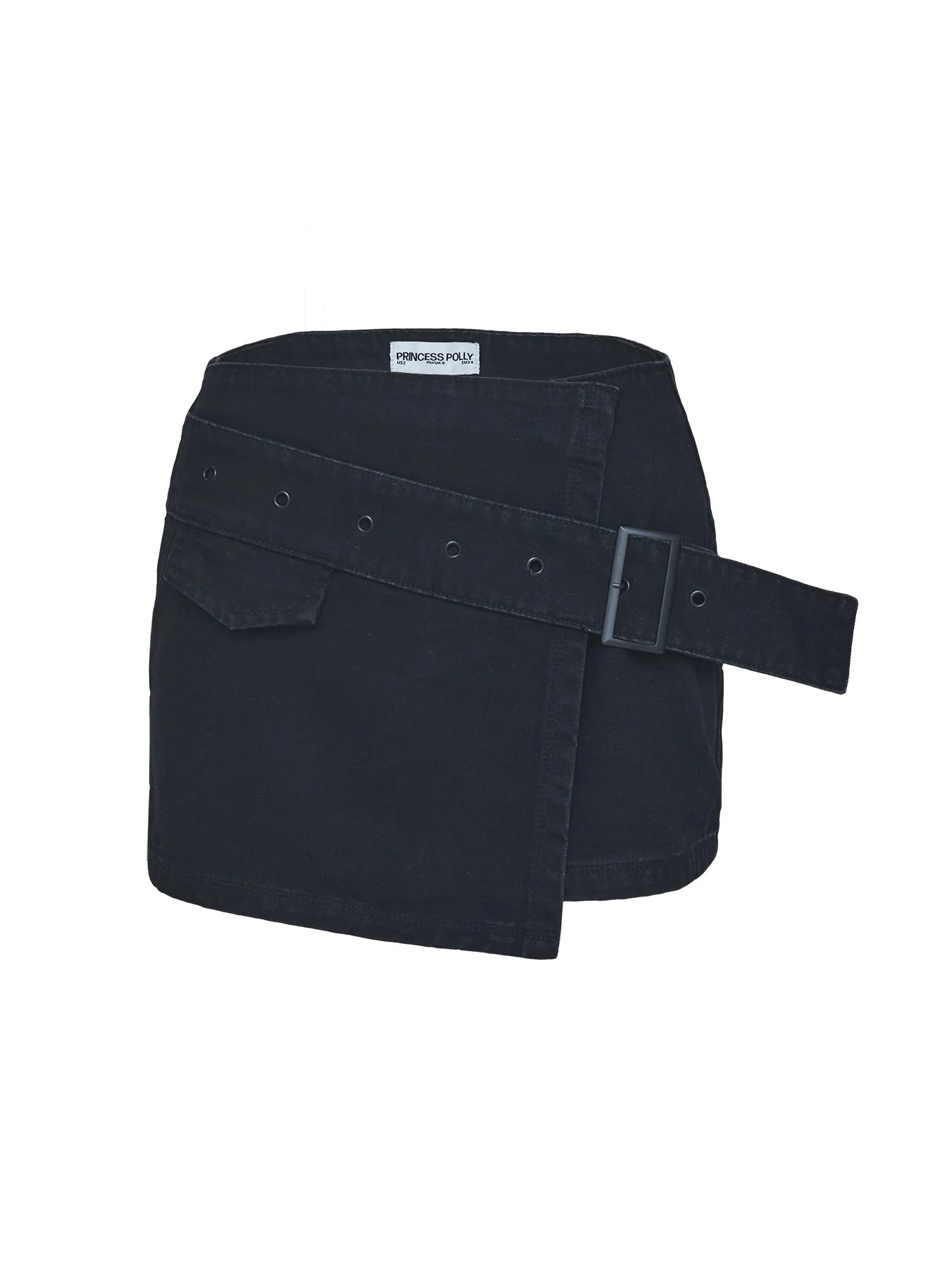 Havenwood Mini Skirt Black Denim - Image 9