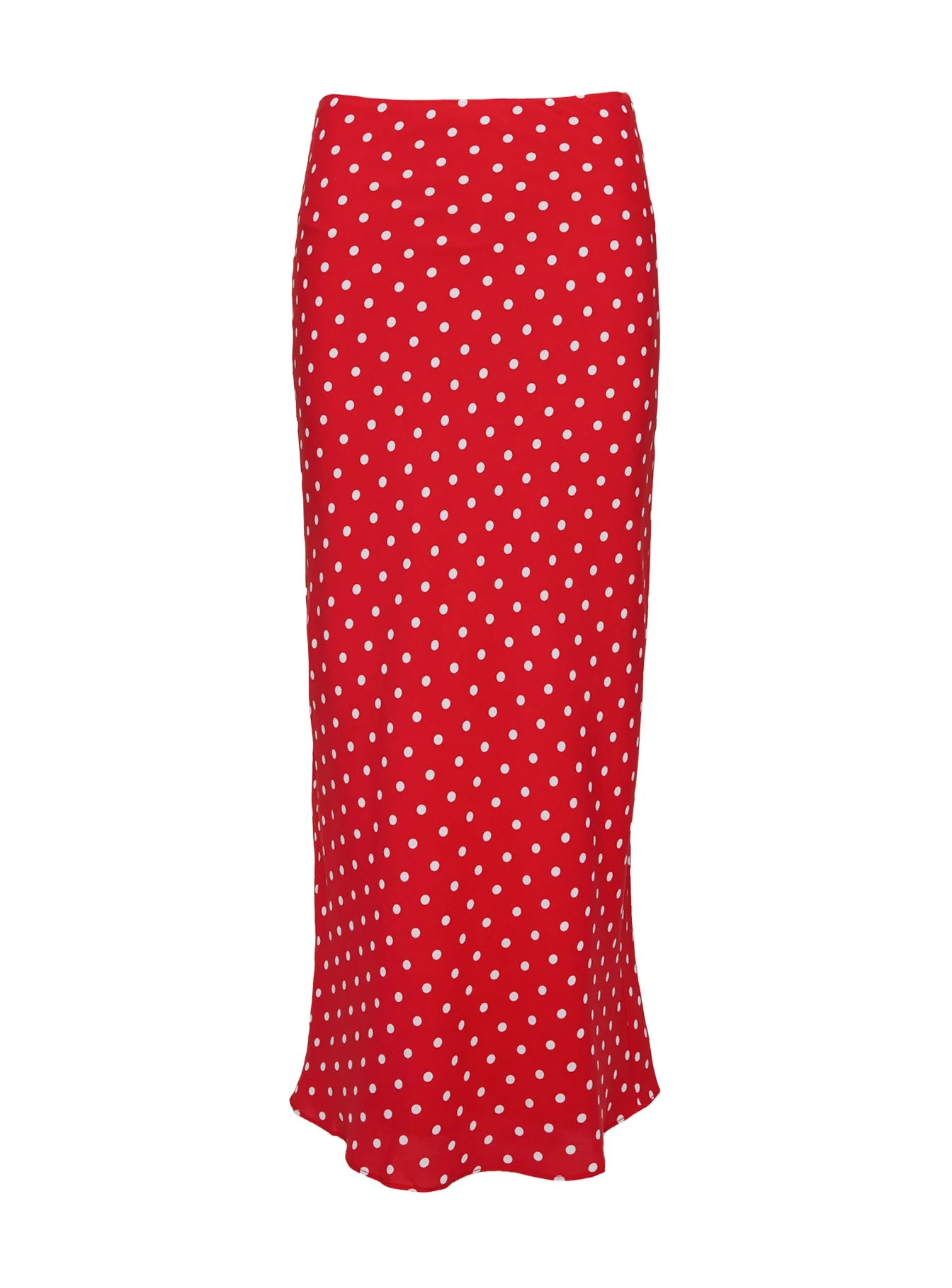 Hayze Maxi Skirt Red / White Polka - Image 5